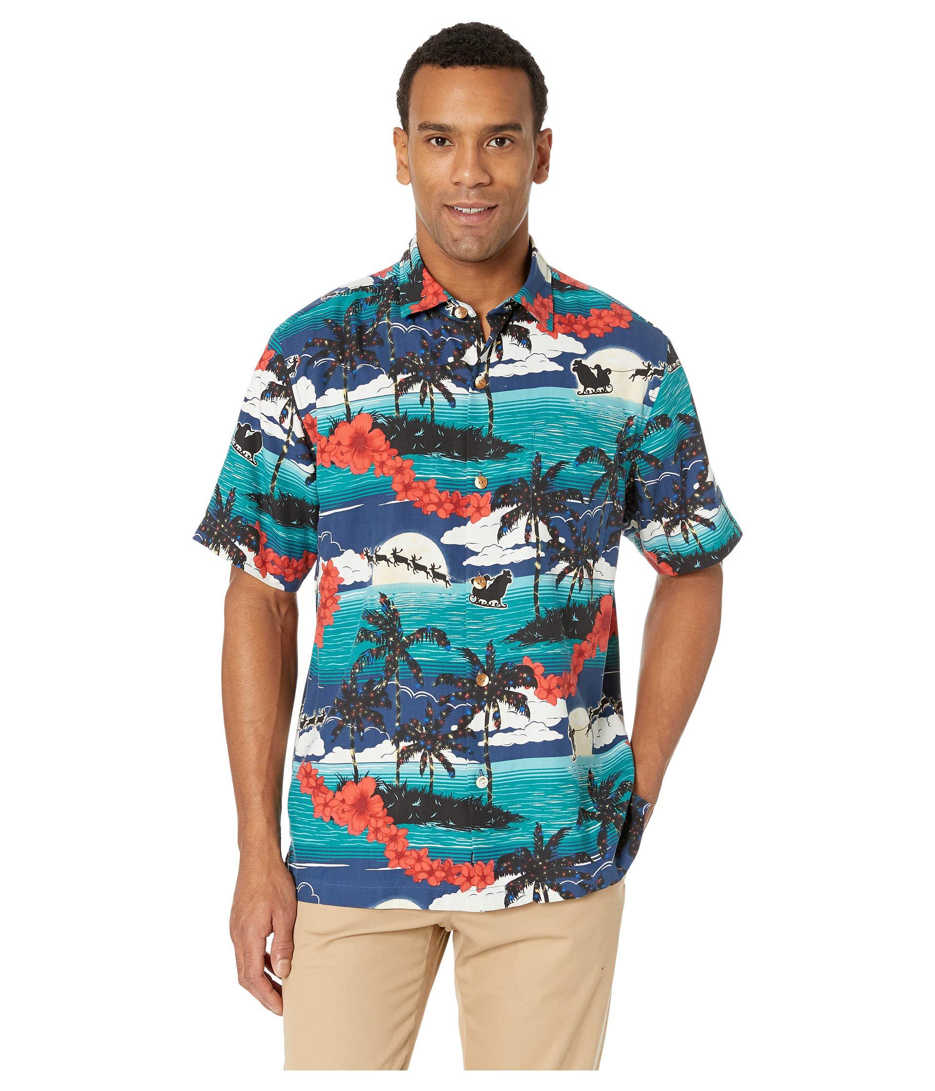 Lyst - Tommy Bahama Moonlight In Paradise Shirt (ocean Deep) Men's ...