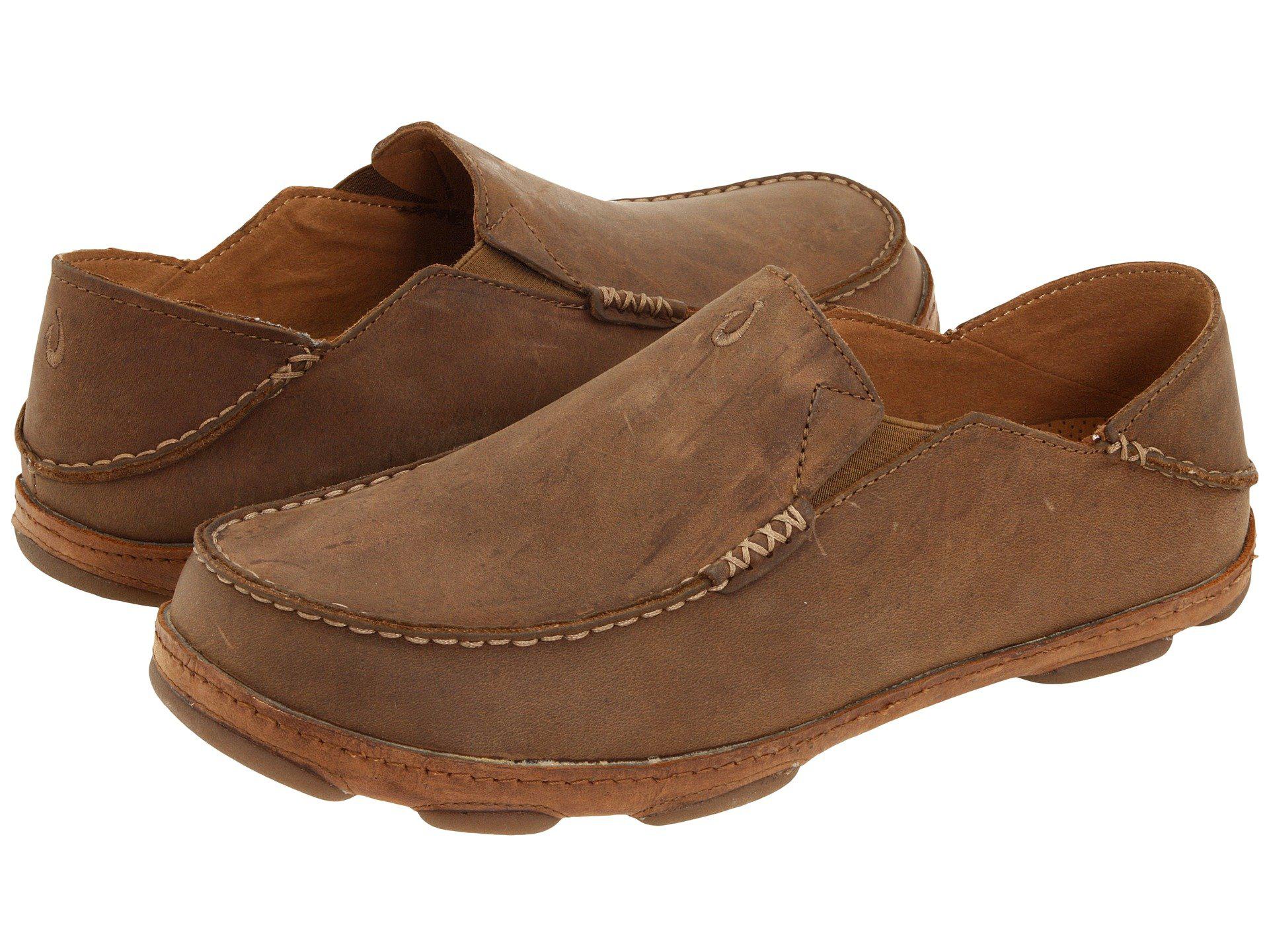 Lyst - Olukai Moloa (dark Wood/dark Java) Men's Slip On Shoes in Brown ...