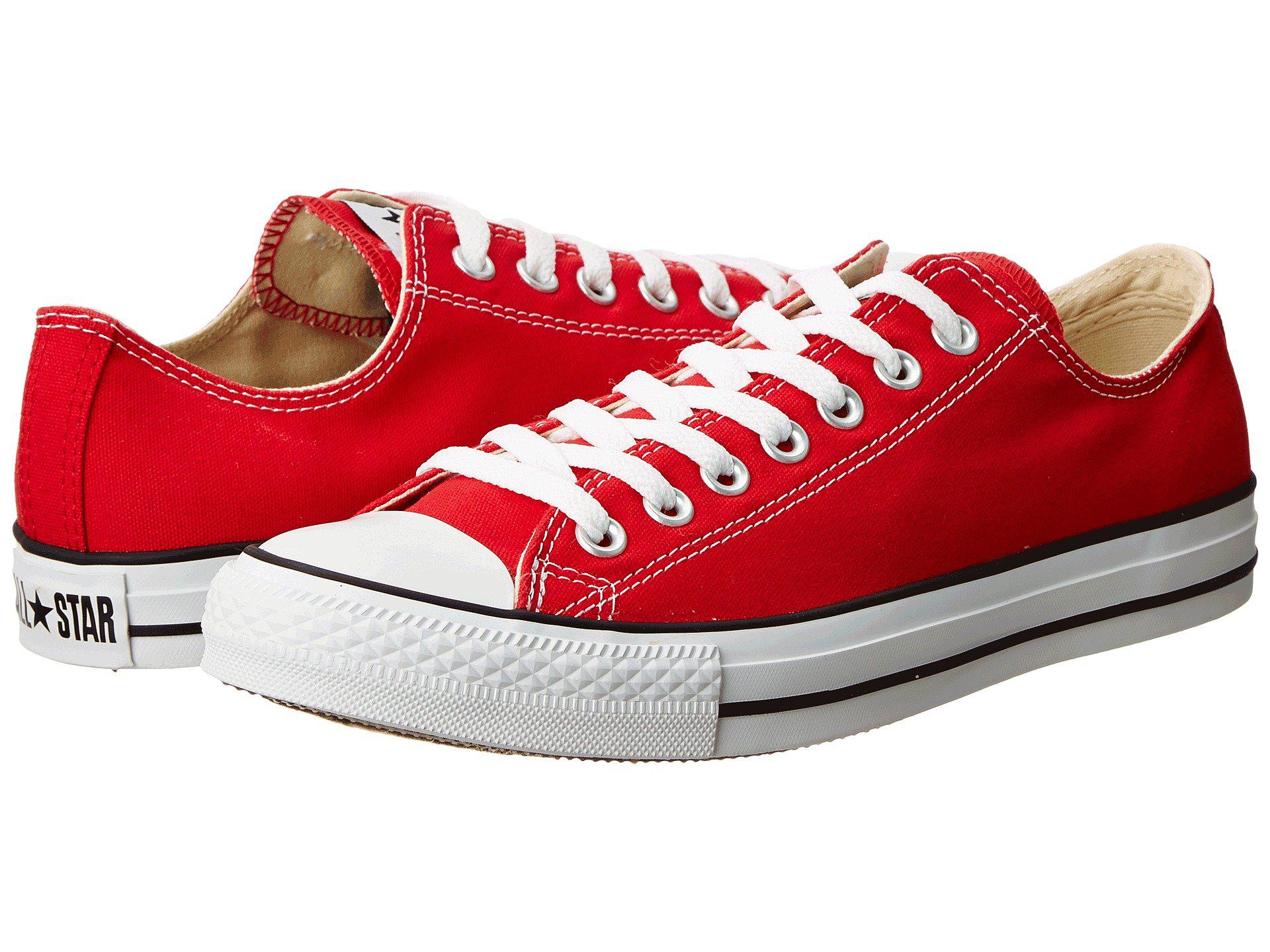 Lyst - Converse Chuck Taylor All Star Sneakers in Red - Save 26.86567164179104%