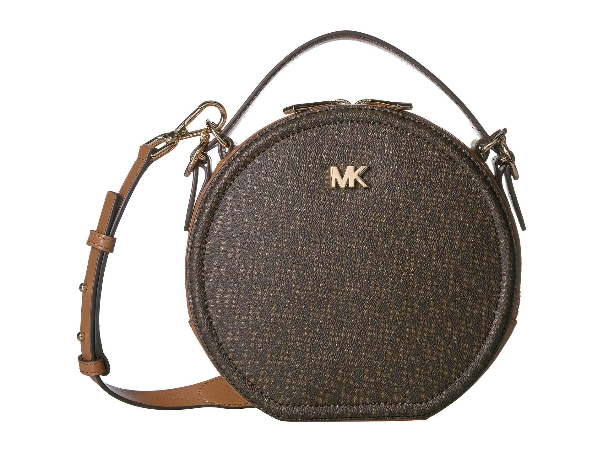 Michael Kors Michael Delaney Signature Canteen Crossbody in Brown Lyst