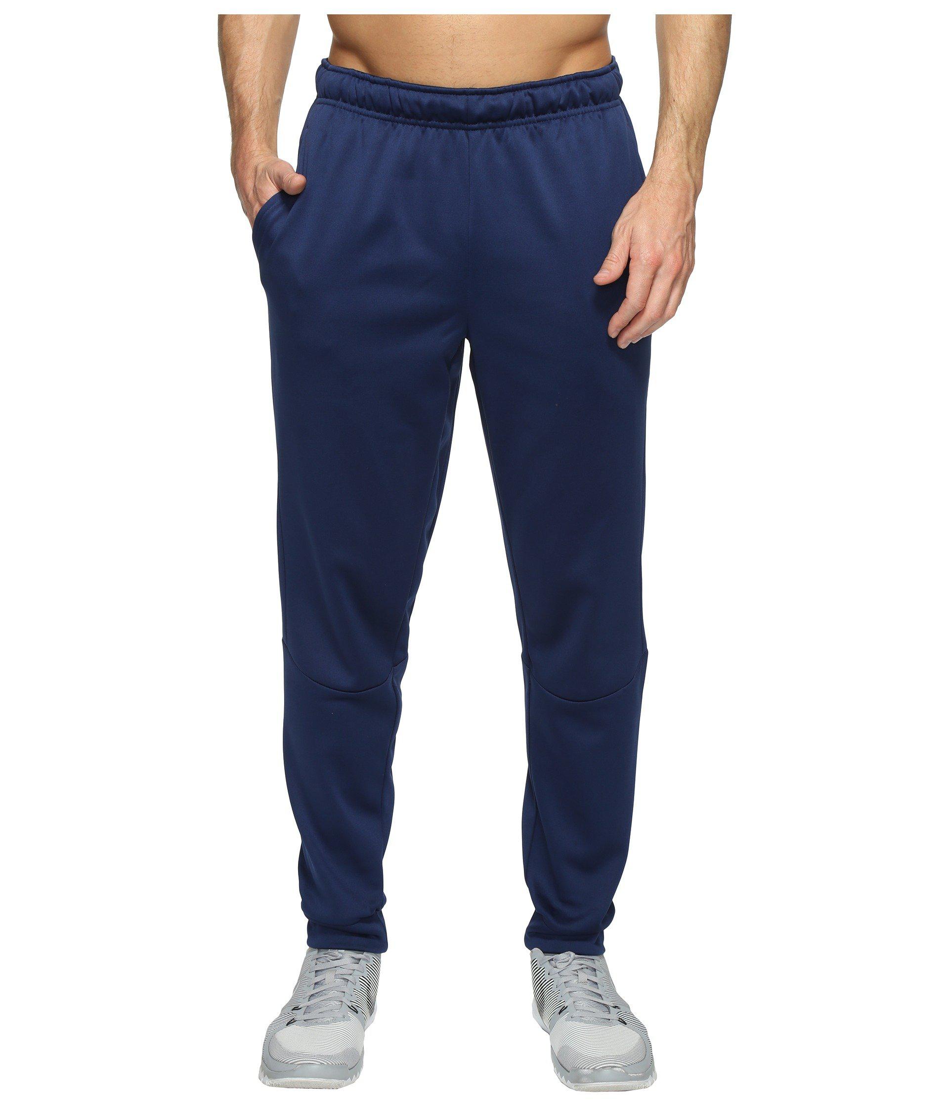 Nike Therma Tapered Training Pant in Blue for Men - Lyst