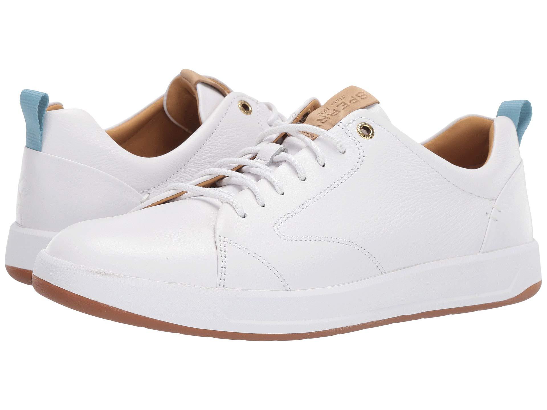 sperry top sider white shoes