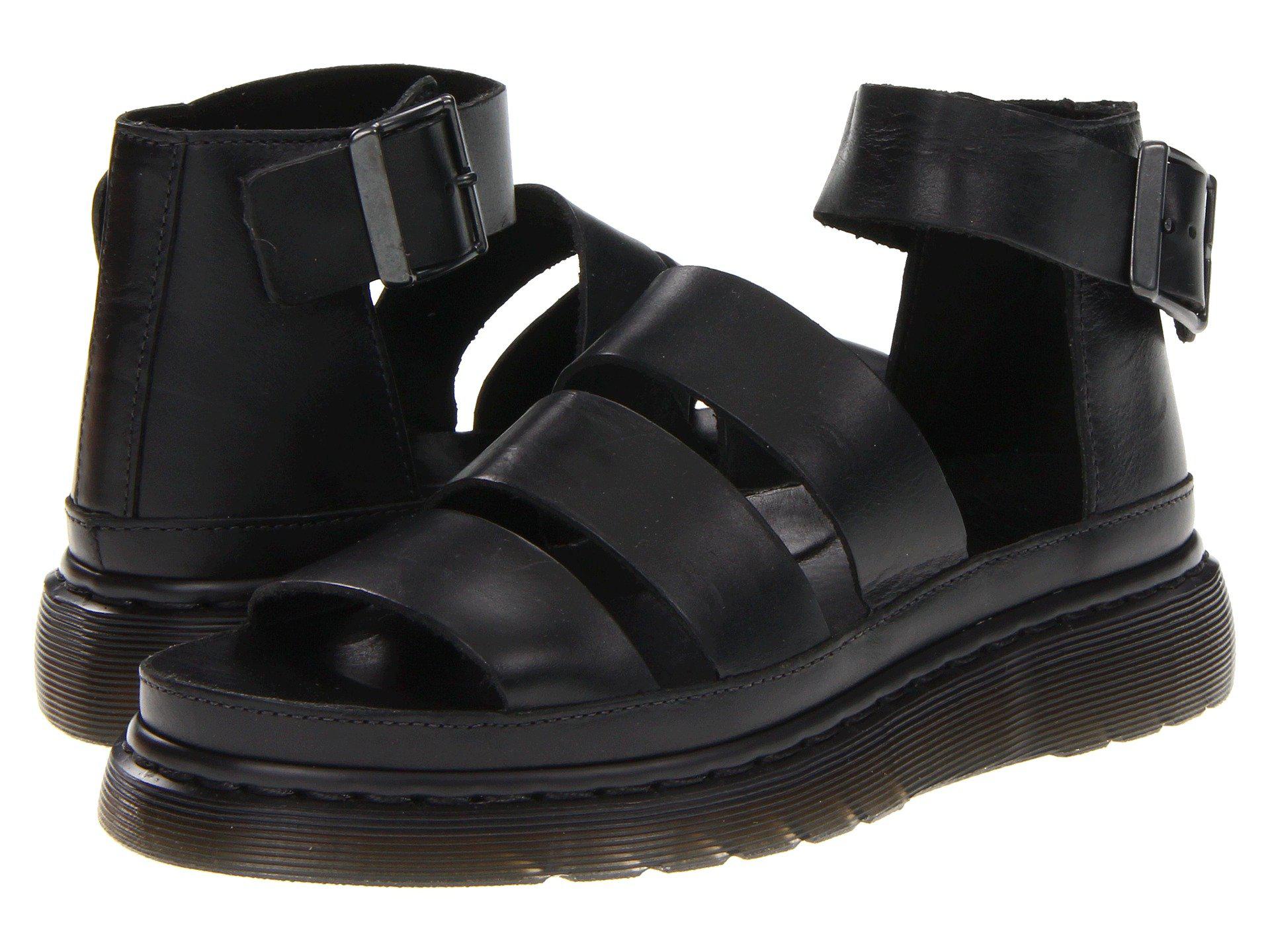 Lyst - Dr. Martens Clarissa Chunky Strap Sandal (black) Women's Sandals ...