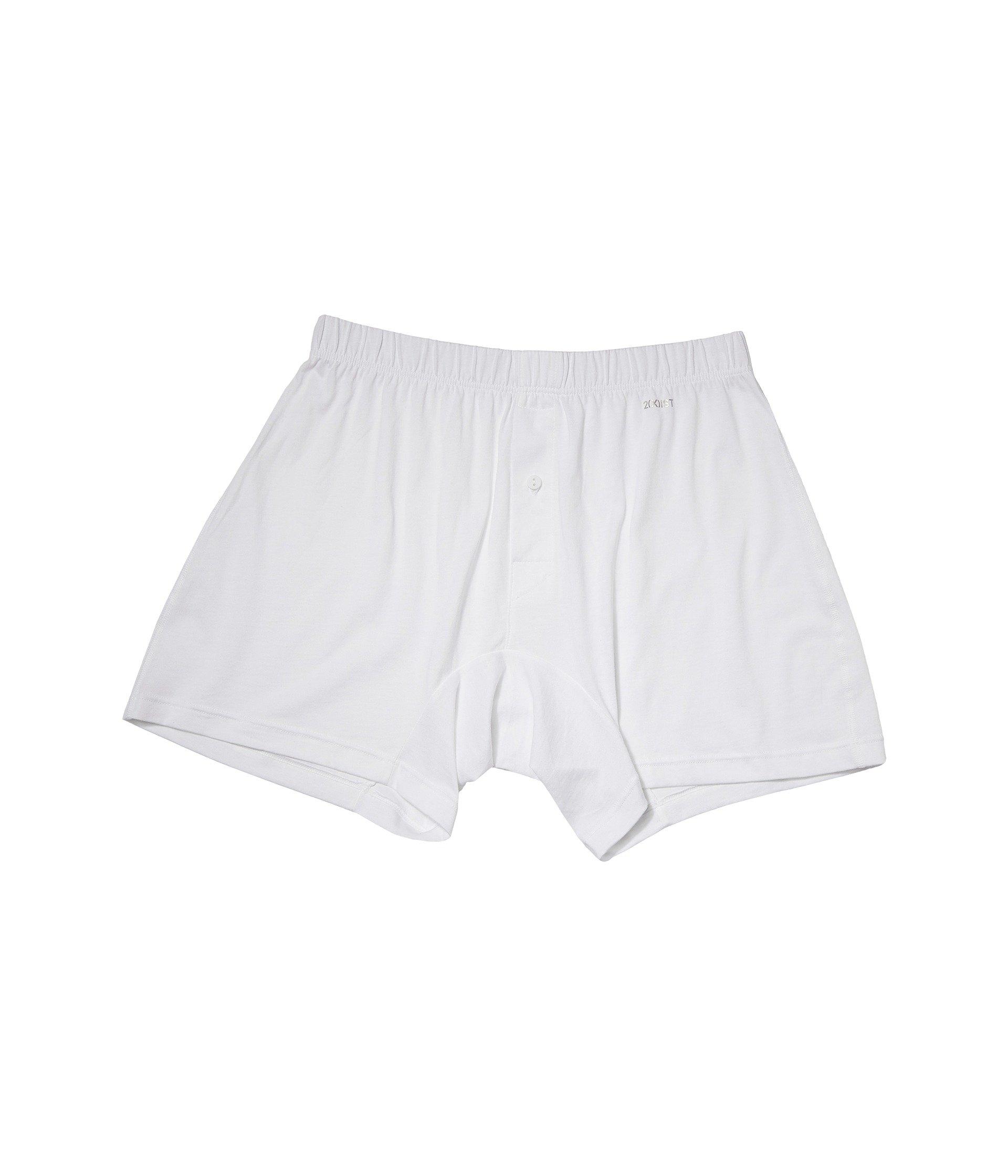 2xist Cotton 2(x)ist Pima Knit Boxer in White for Men - Lyst