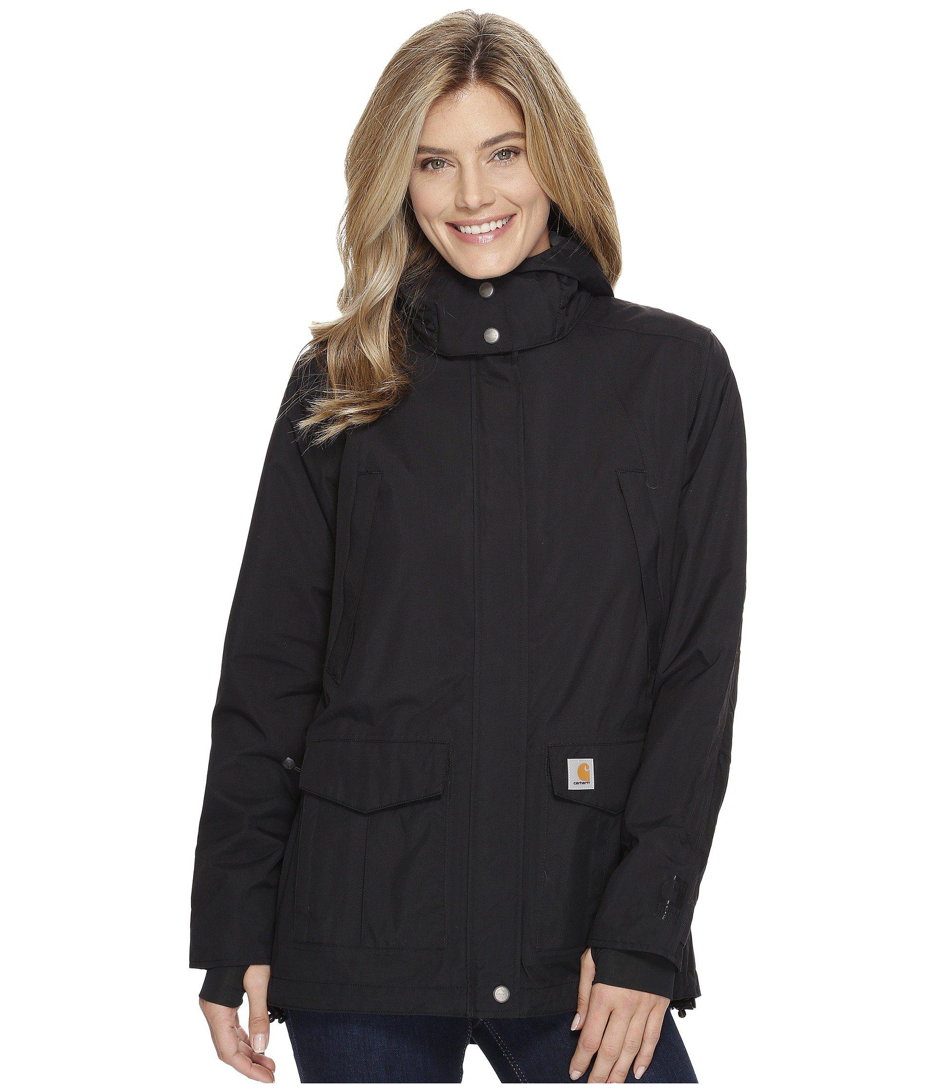 Lyst - Carhartt Shoreline Jacket (black) Women's Coat in Black
