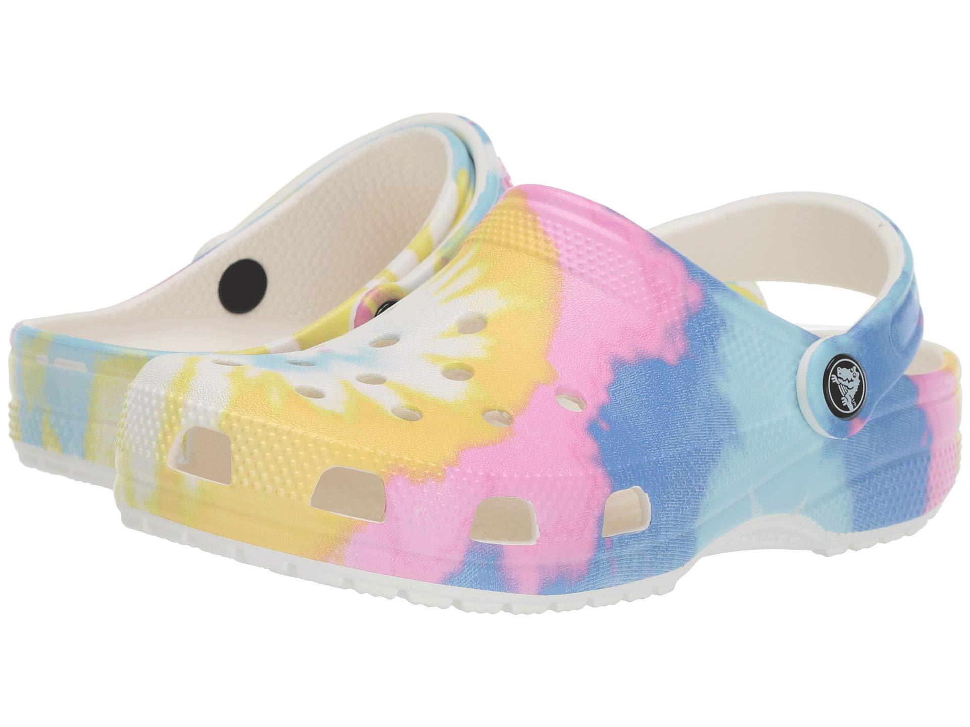 amazon tie dye crocs