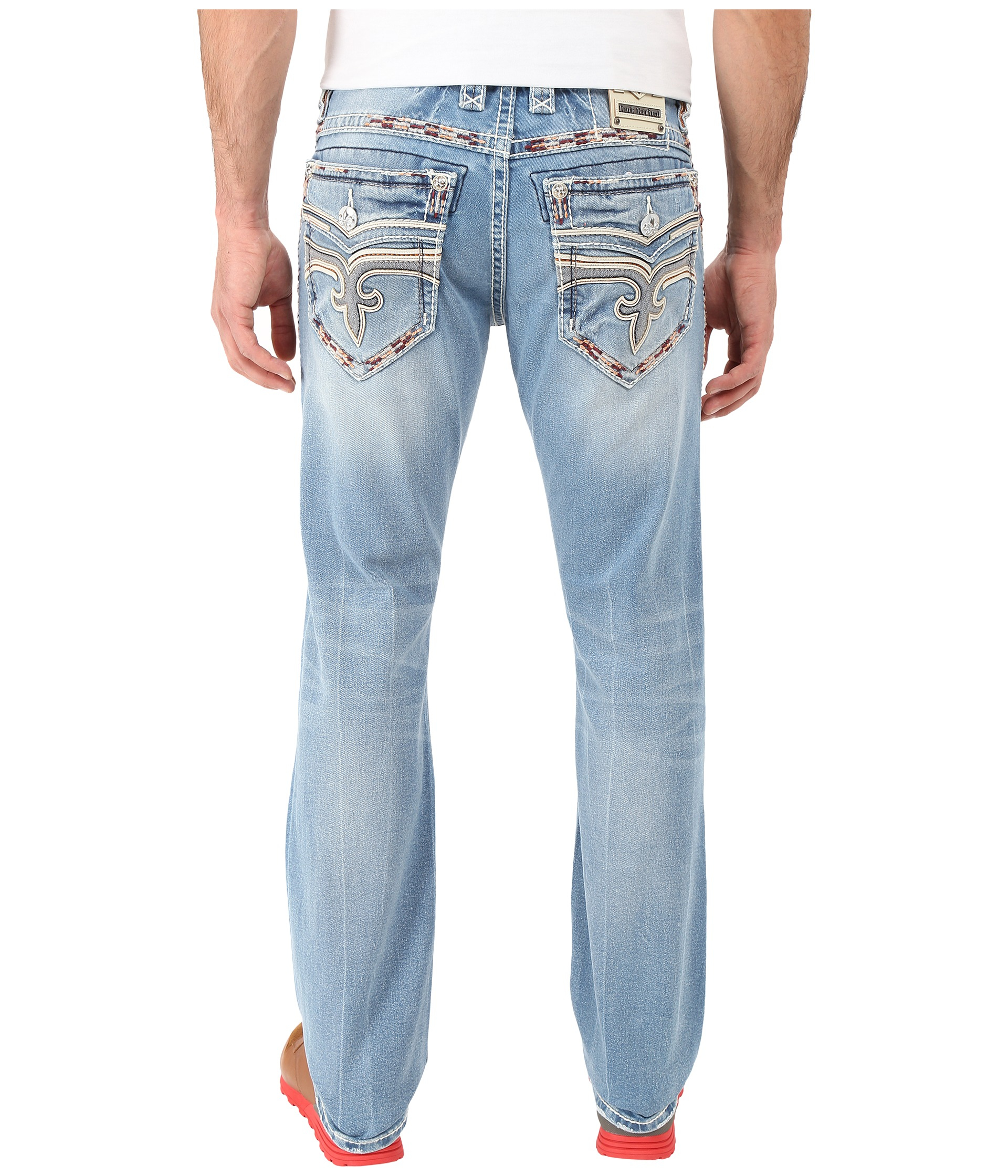 mens rock revival jeans