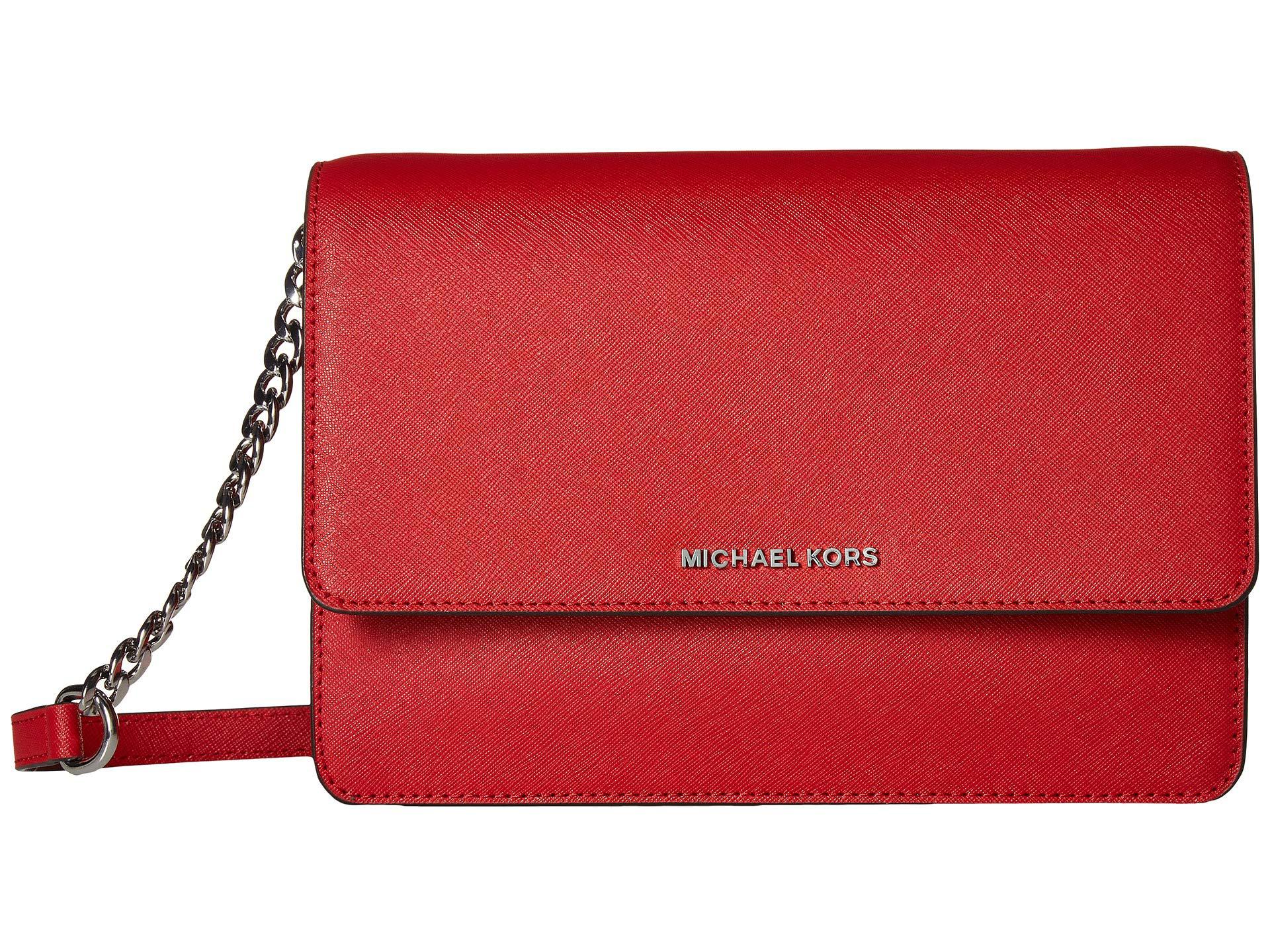 Lyst Michael Kors Large Gusset Crossbody Truffle Cross Michael Kors