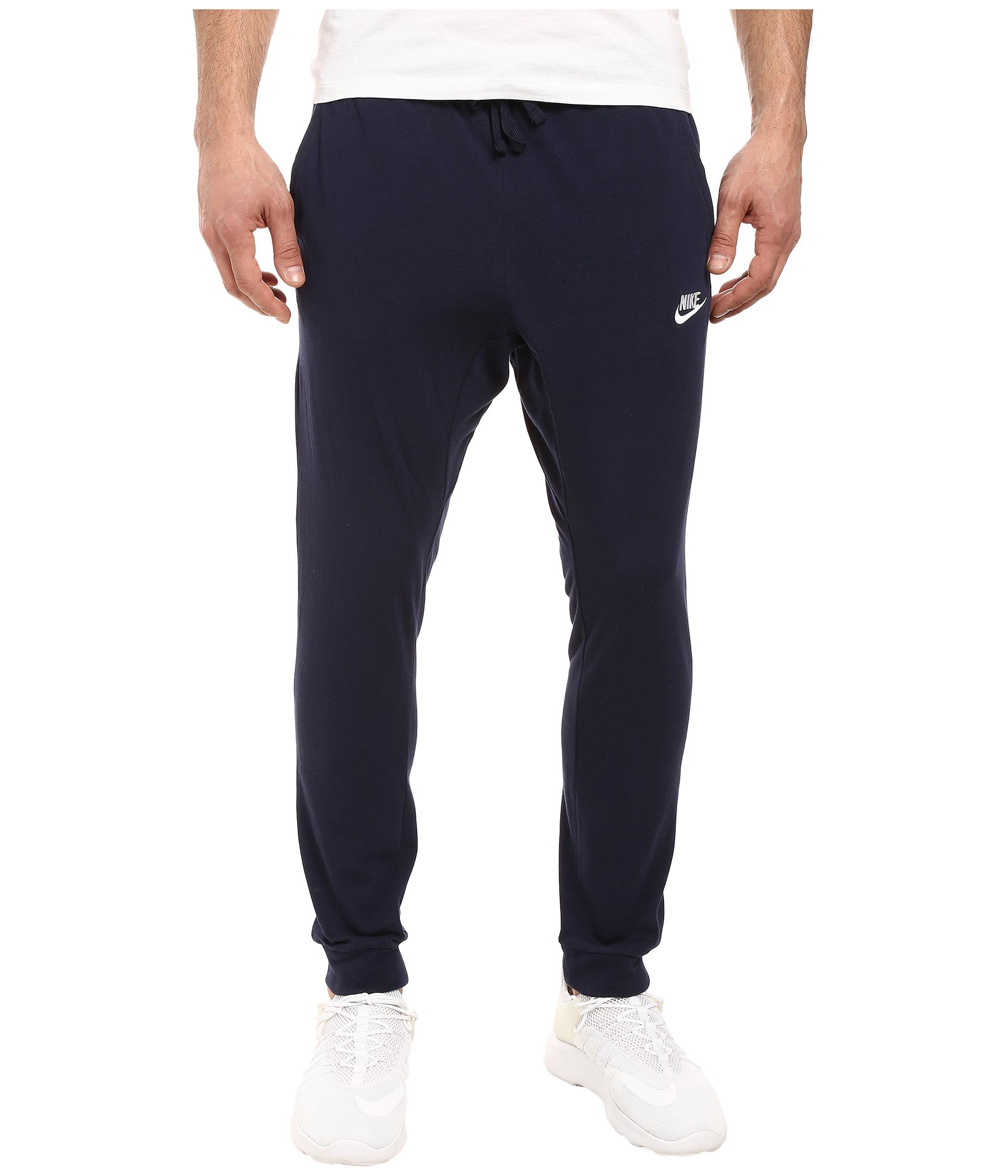 Nike Club Jersey Jogger Pant in Blue for Men | Lyst