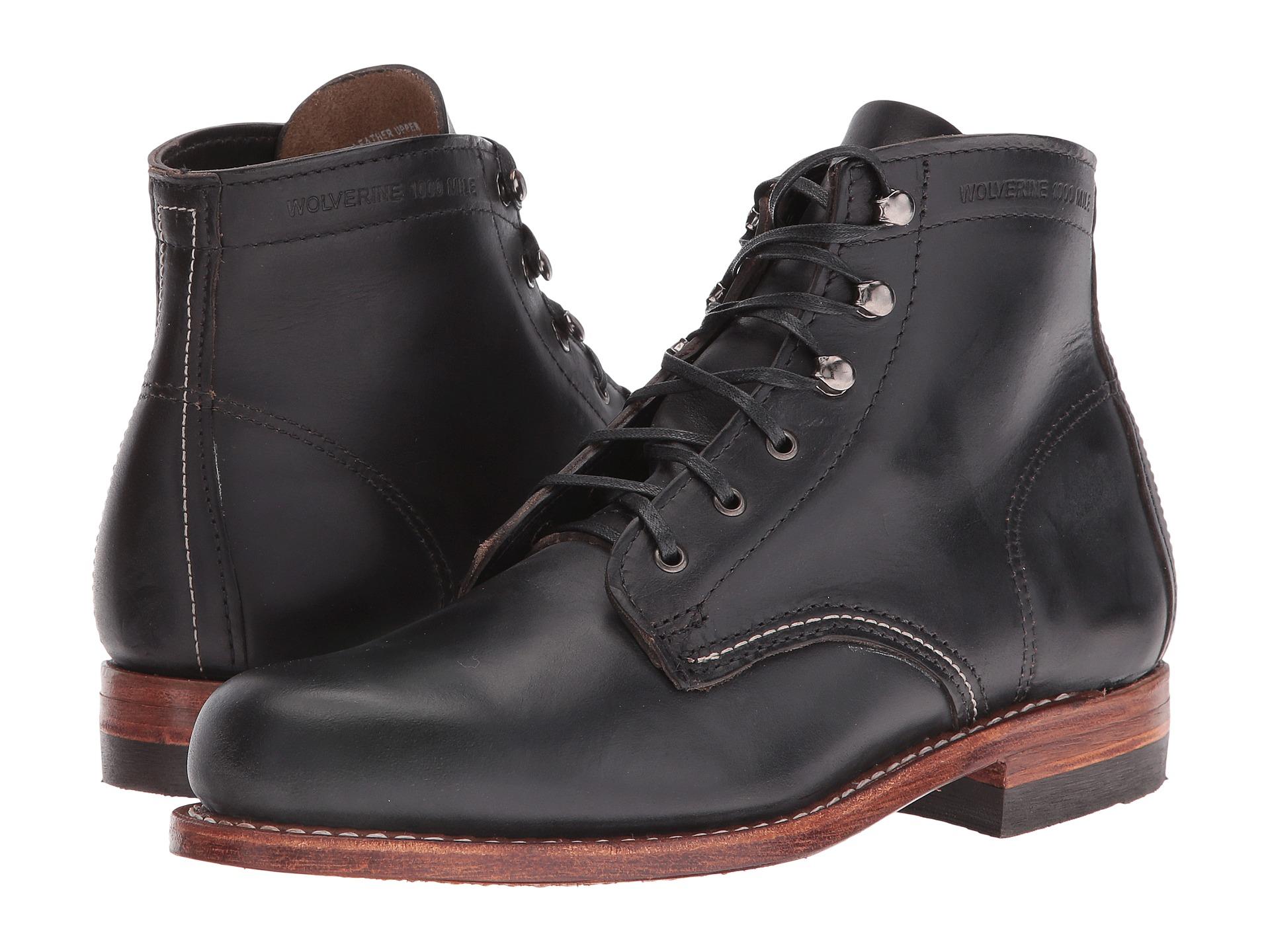 Wolverine Original 1000 Mile Boot in Black | Lyst