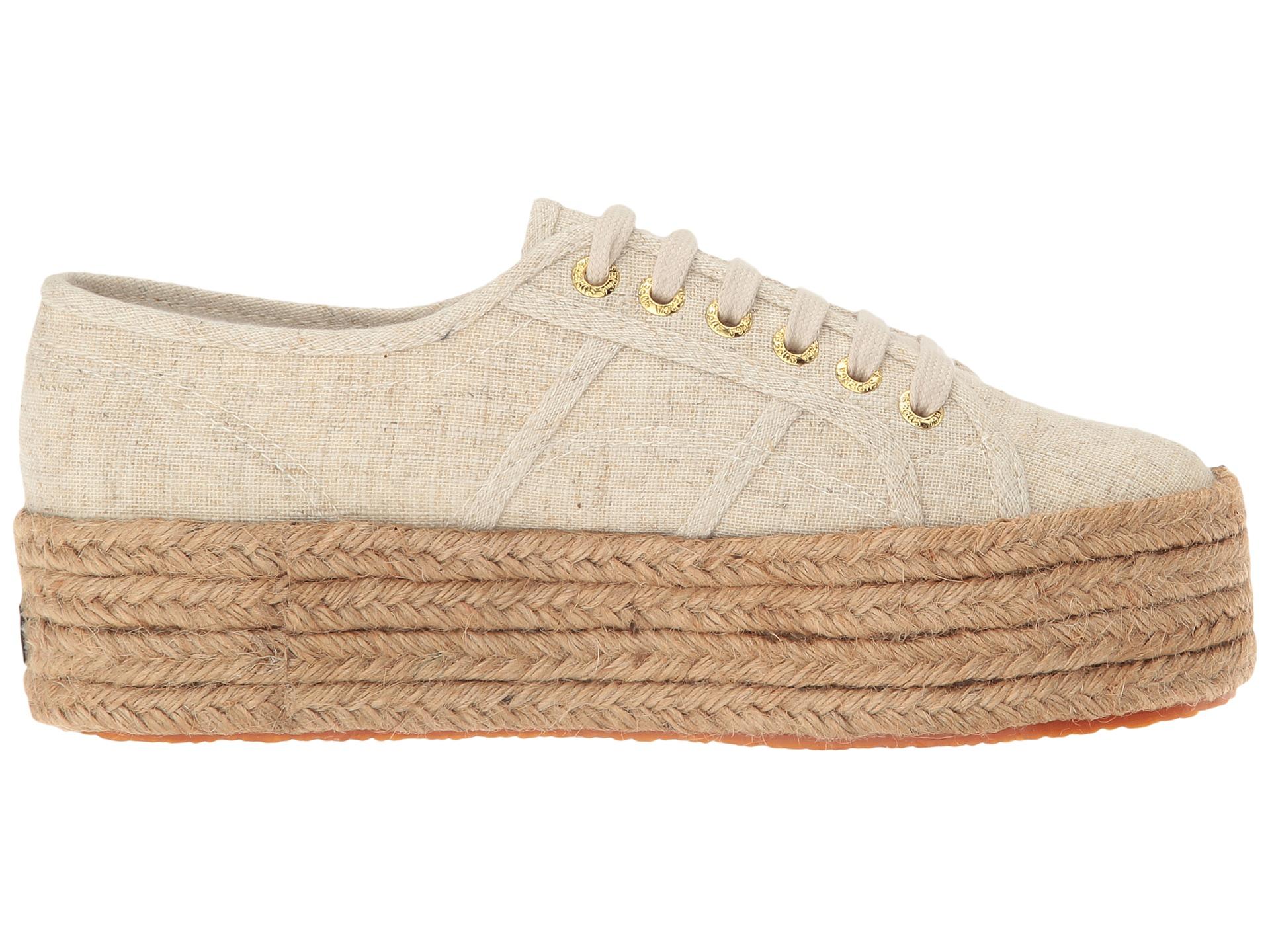 superga platform espadrille sneakers