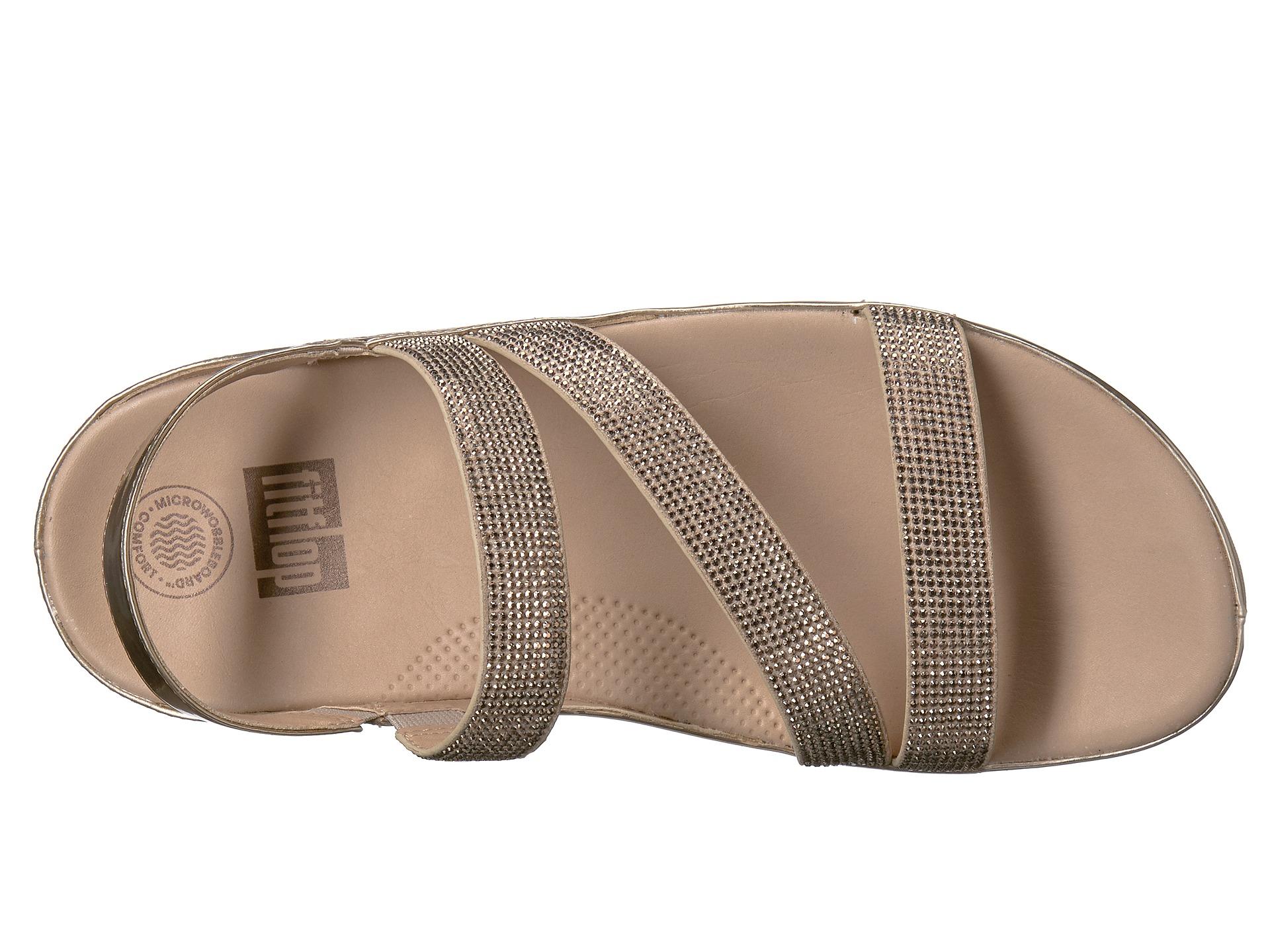 Lyst - Fitflop Crystall Z-strap Sandal
