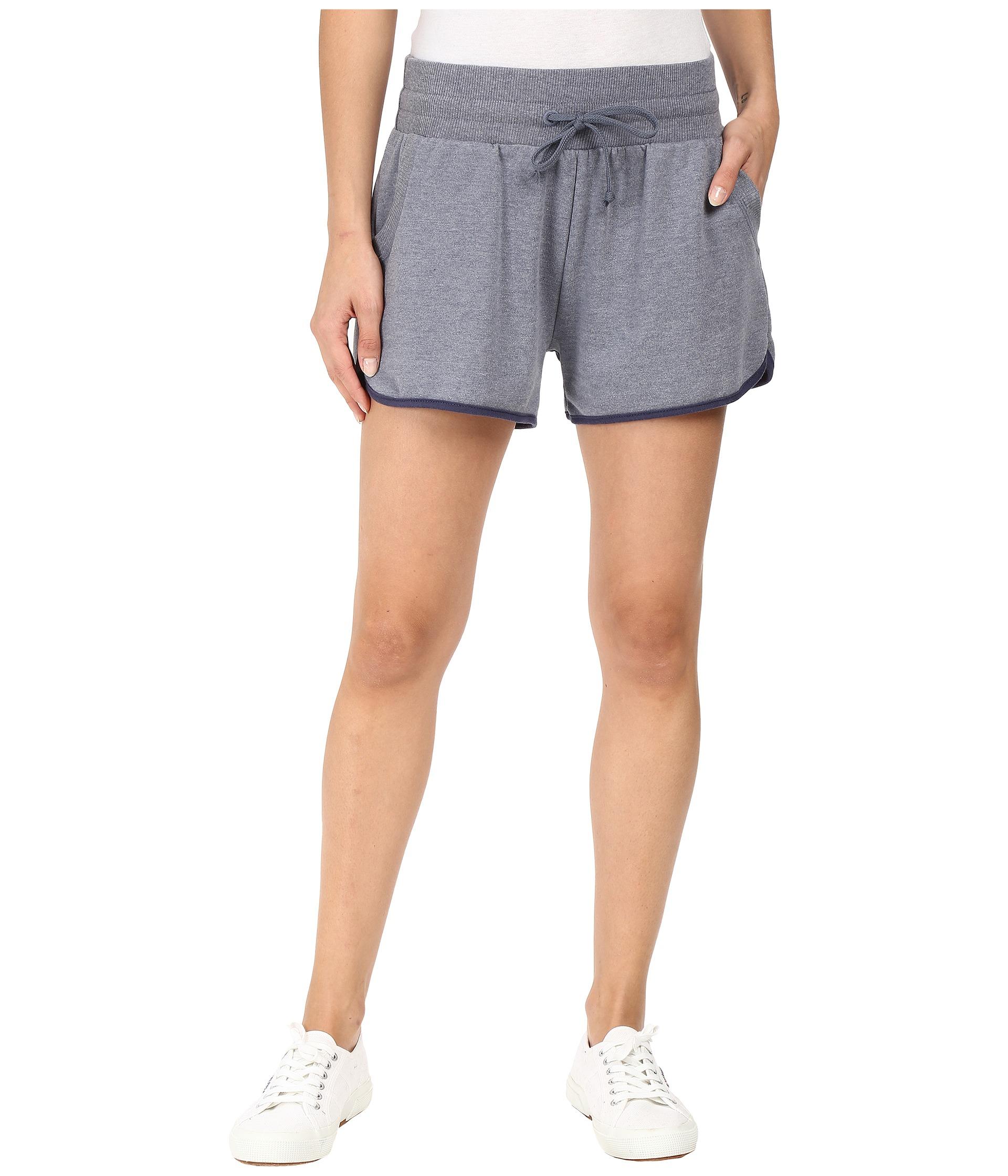 Alternative apparel Vintage Sport French Terry Track Shorts in Blue | Lyst