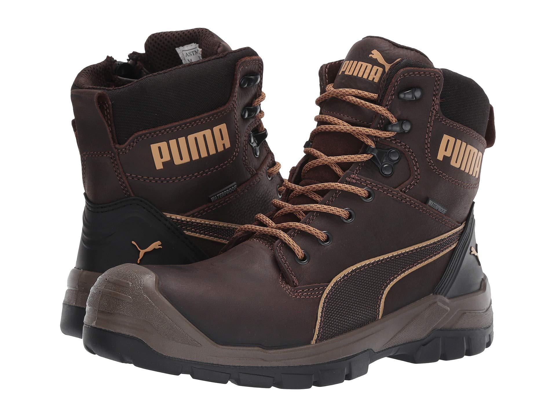 Lyst - PUMA 7 Conquest Zip Wp (brown) Men's Boots in Brown for Men