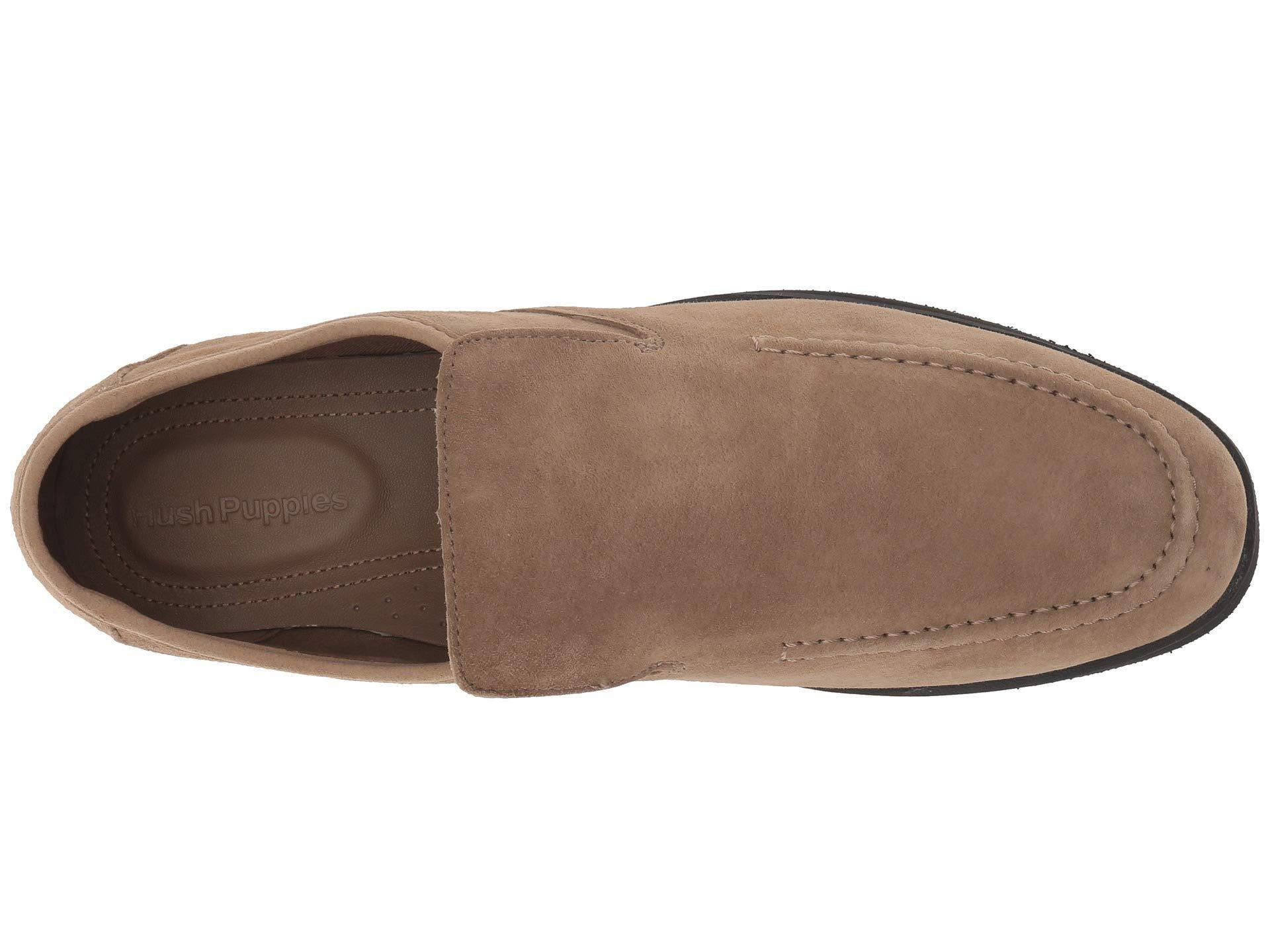 Hush Puppies Suede Bracco Loafer in Taupe Suede (Brown) for Men - Lyst