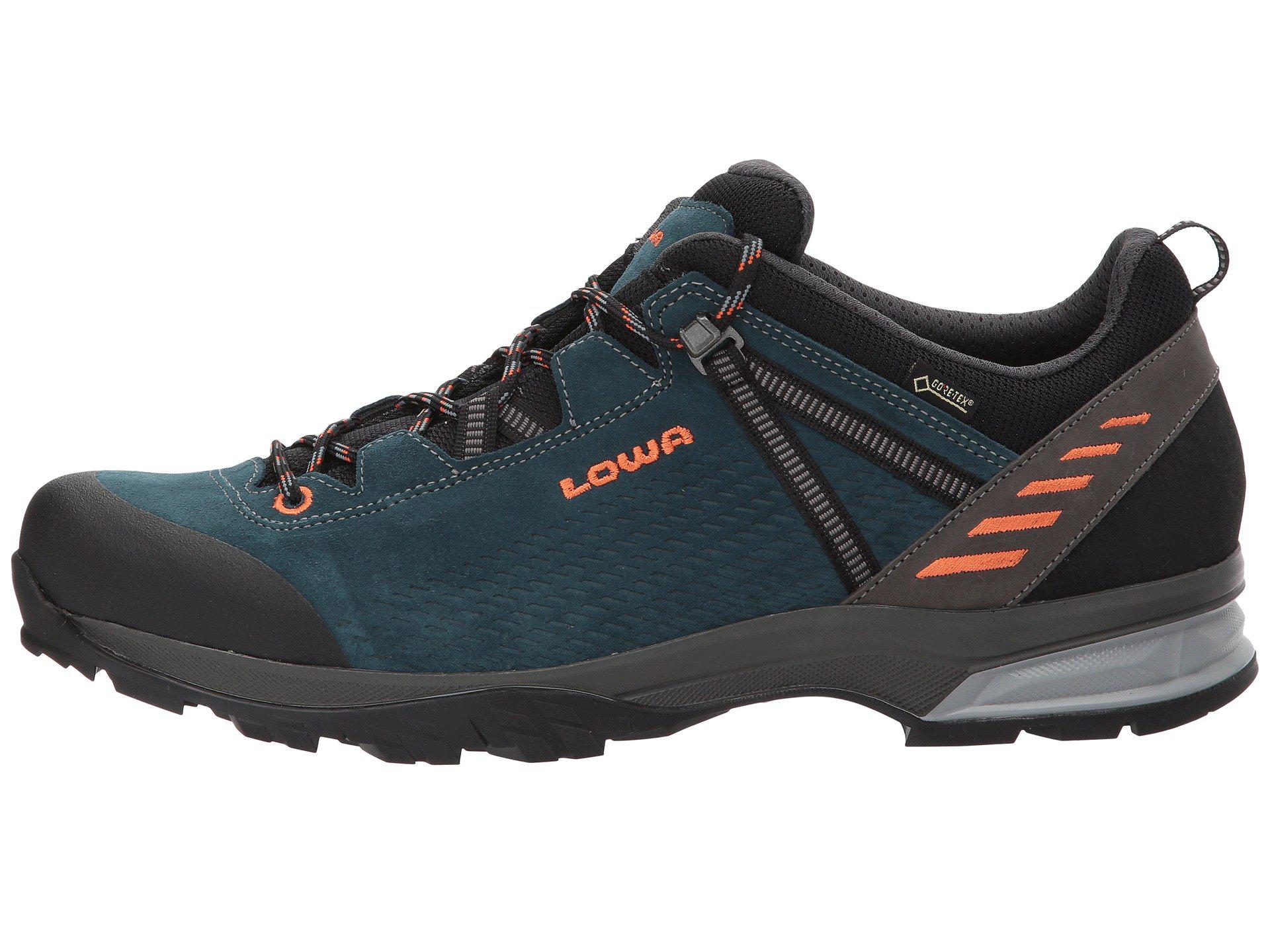 Lowa Leather Ledro Gtx Lo (petrol/orange) Men's Shoes for Men - Lyst