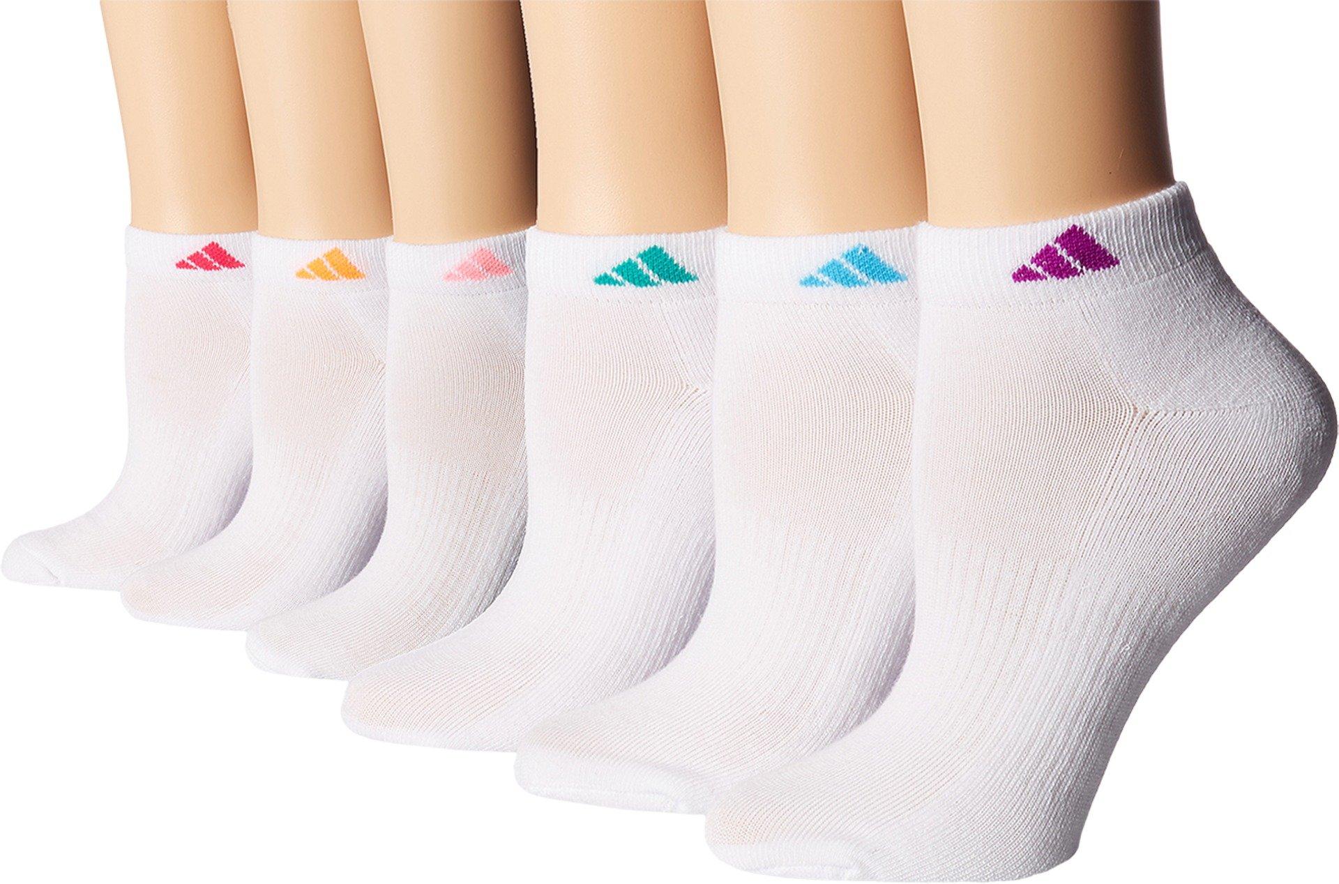 adidas Athletic 6-pack Low Cut Socks in White - Lyst