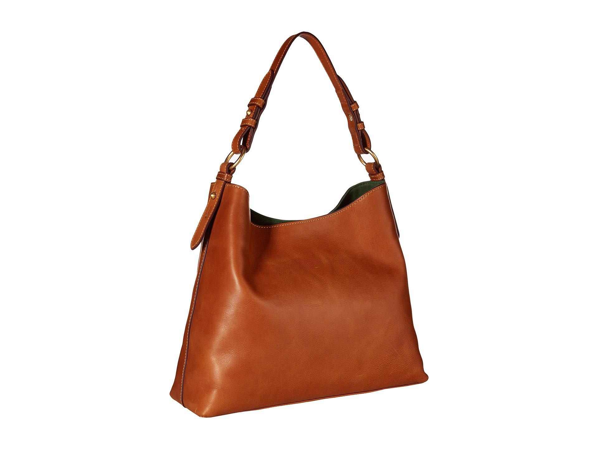 Lyst Dooney Bourke Florentine Cooper Hobo Red Trim View Fullscreen