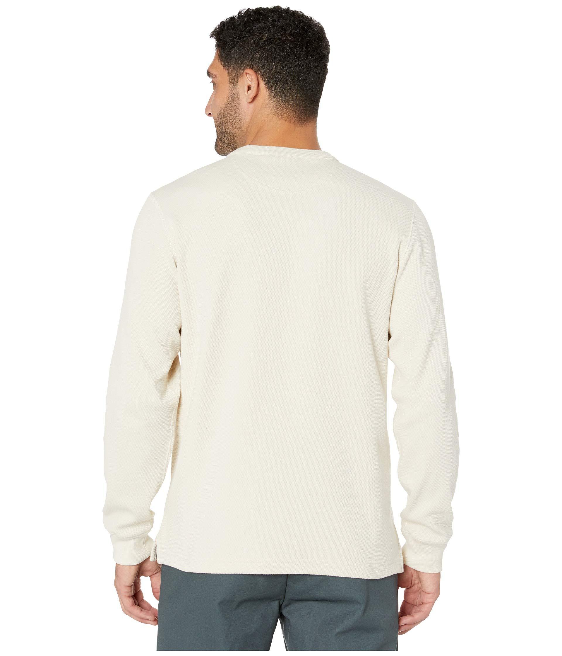 Filson Cotton Waffle Knit Thermal Crew Neck in Beige (Natural) for Men ...