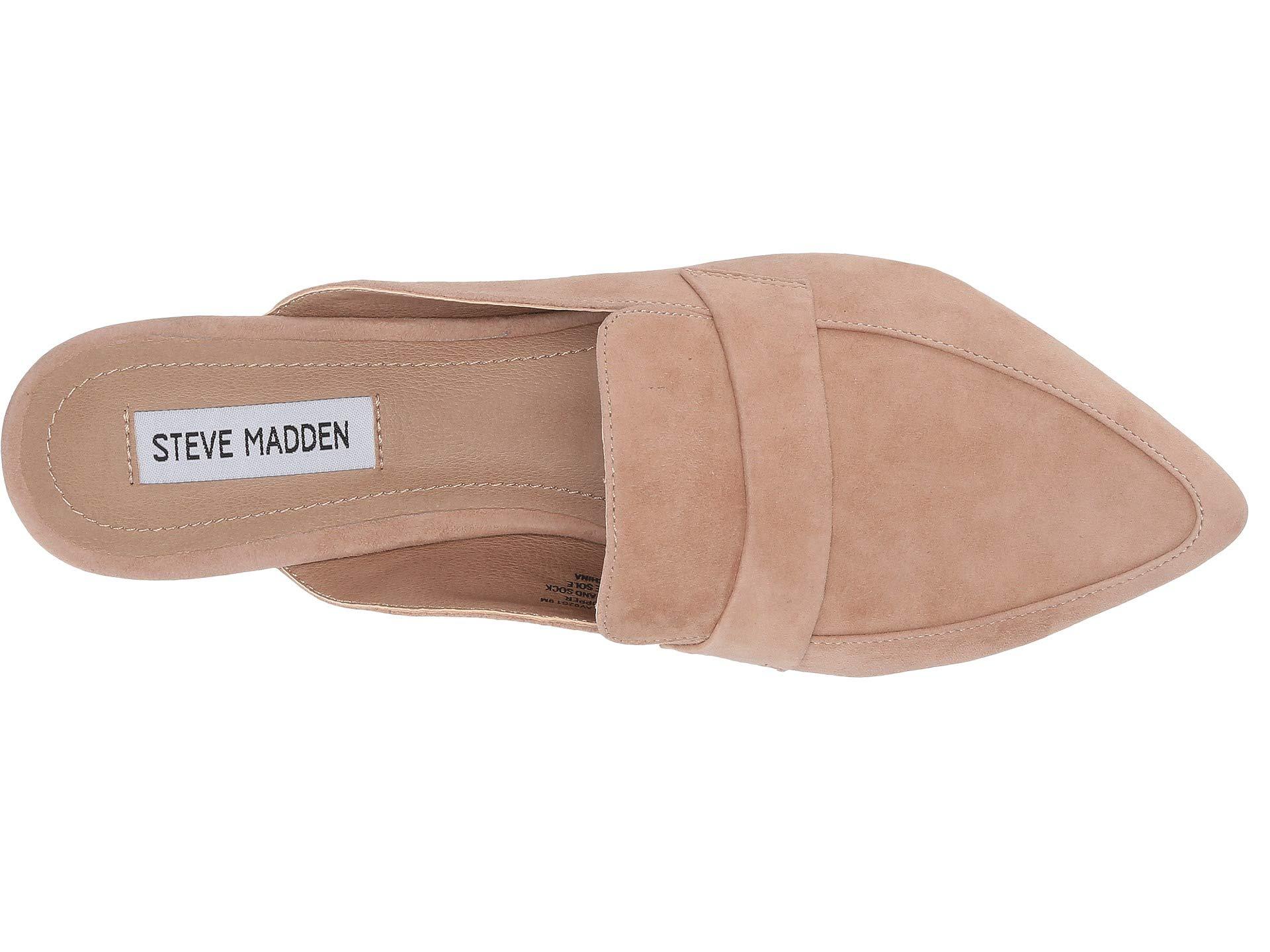 steve madden tan mule