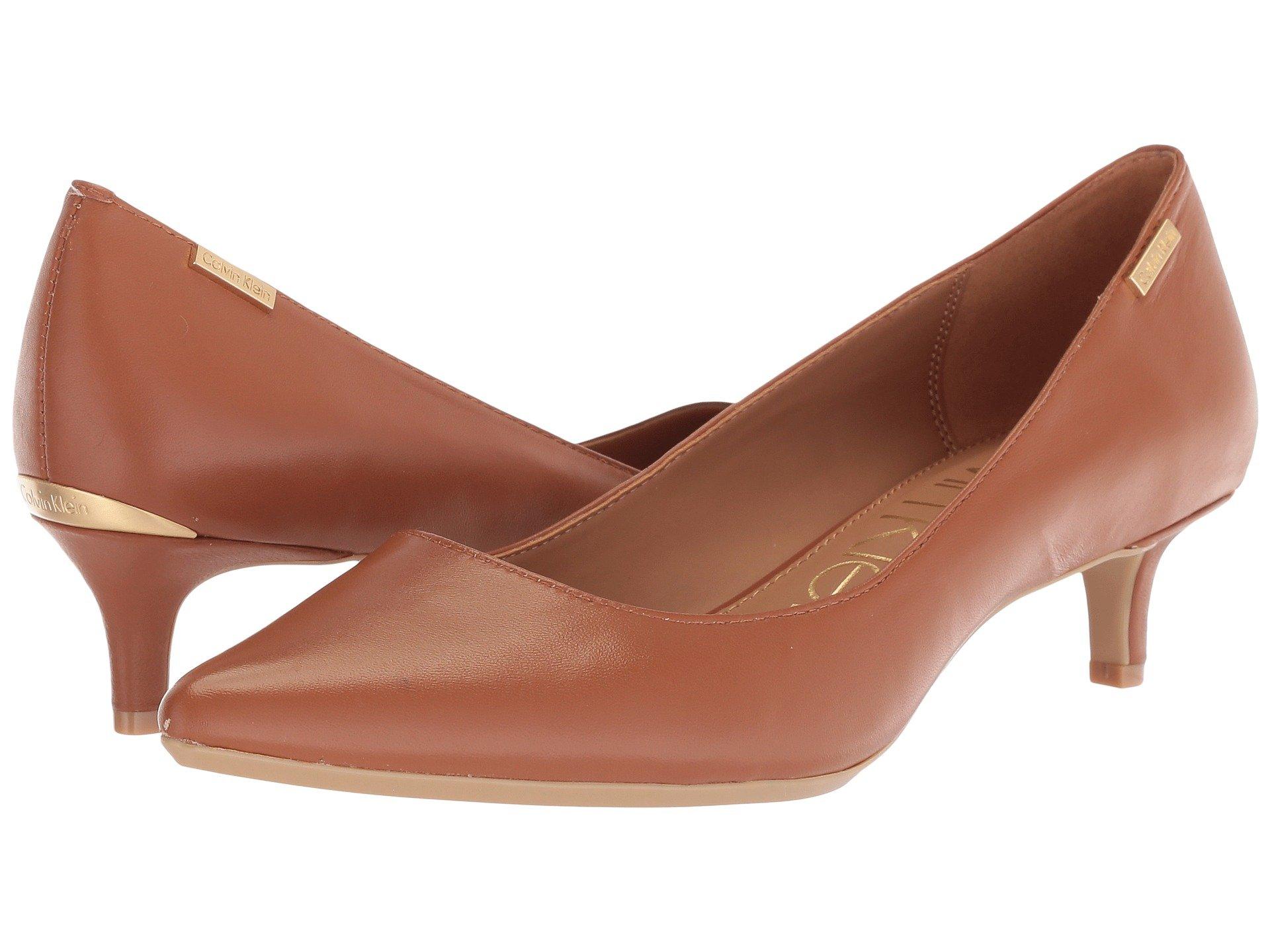 ralph lauren cognac pumps