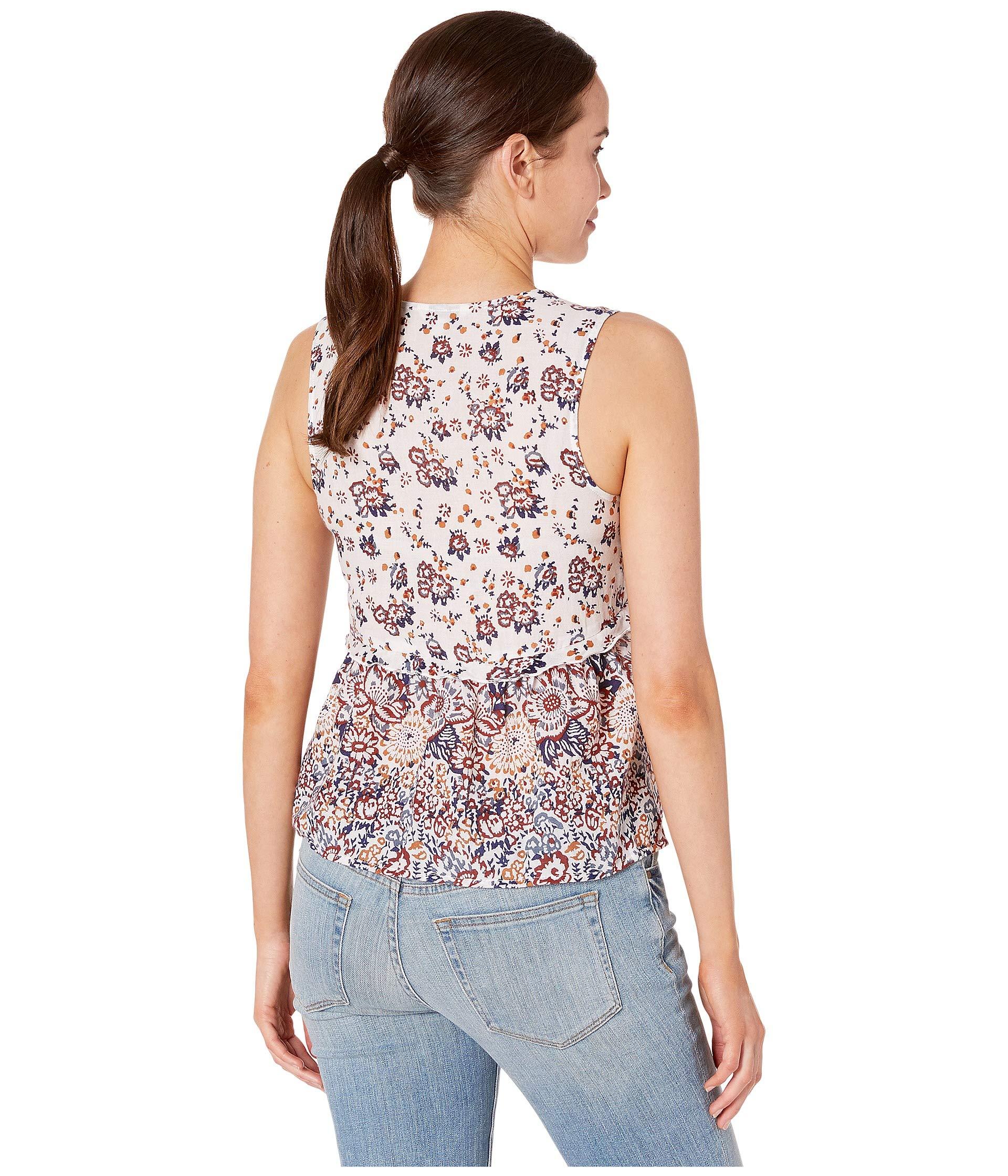 Lucky Brand Sleeveless Romantic Top (natural Multi) Women's Clothing Lyst