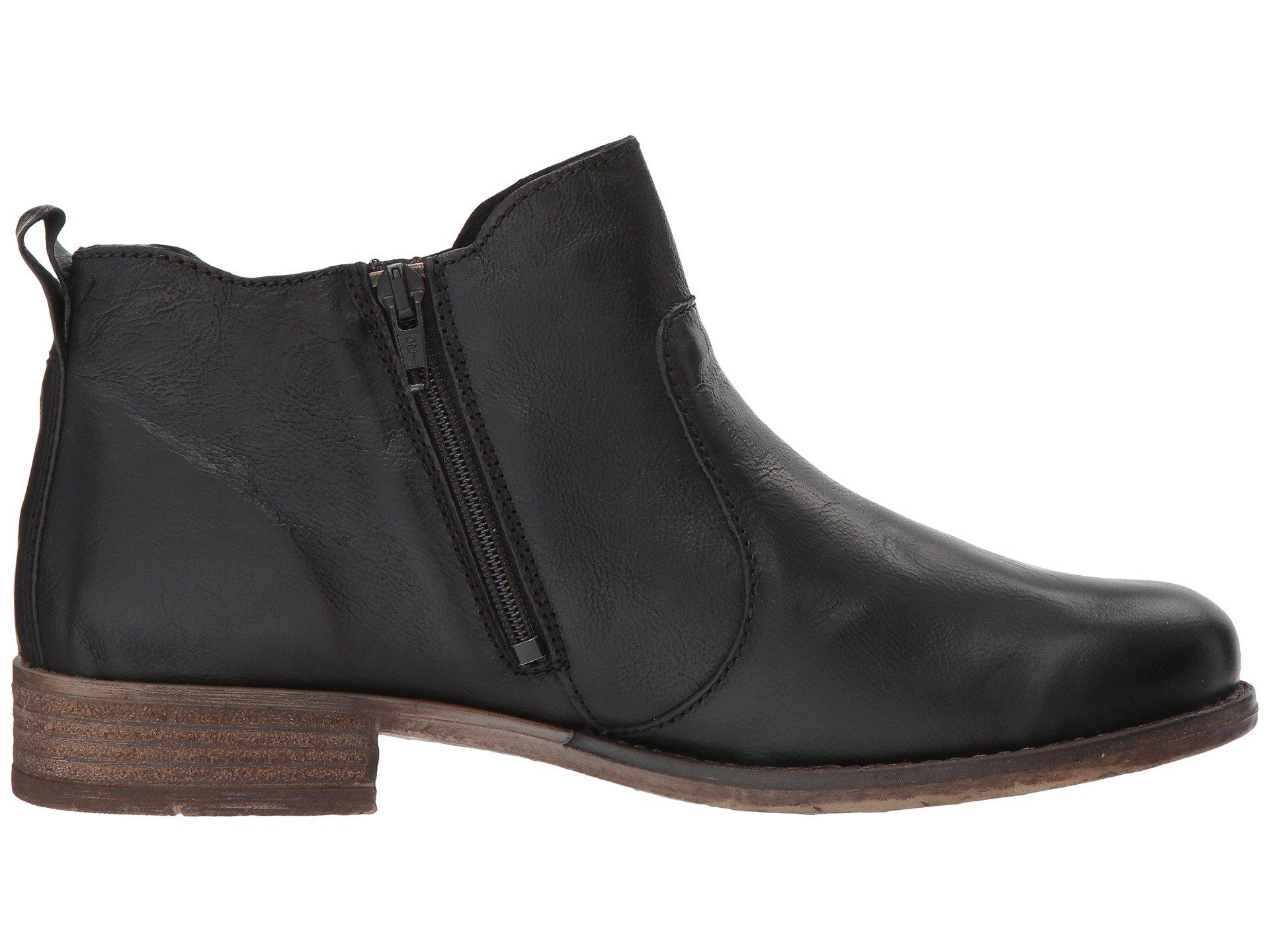 josef seibel sienna 45 leather block heel booties