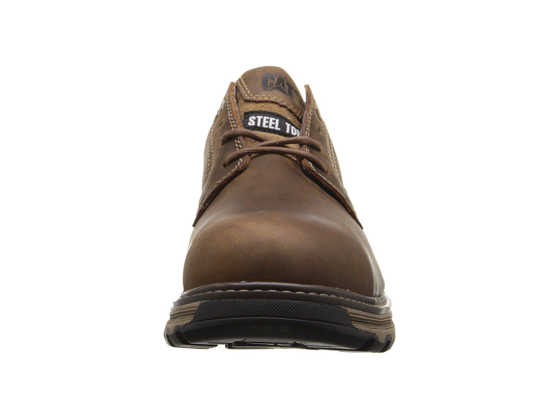 Caterpillar Tyndall Esd Steel Toe (dark Beige) Men's Lace Up Casual