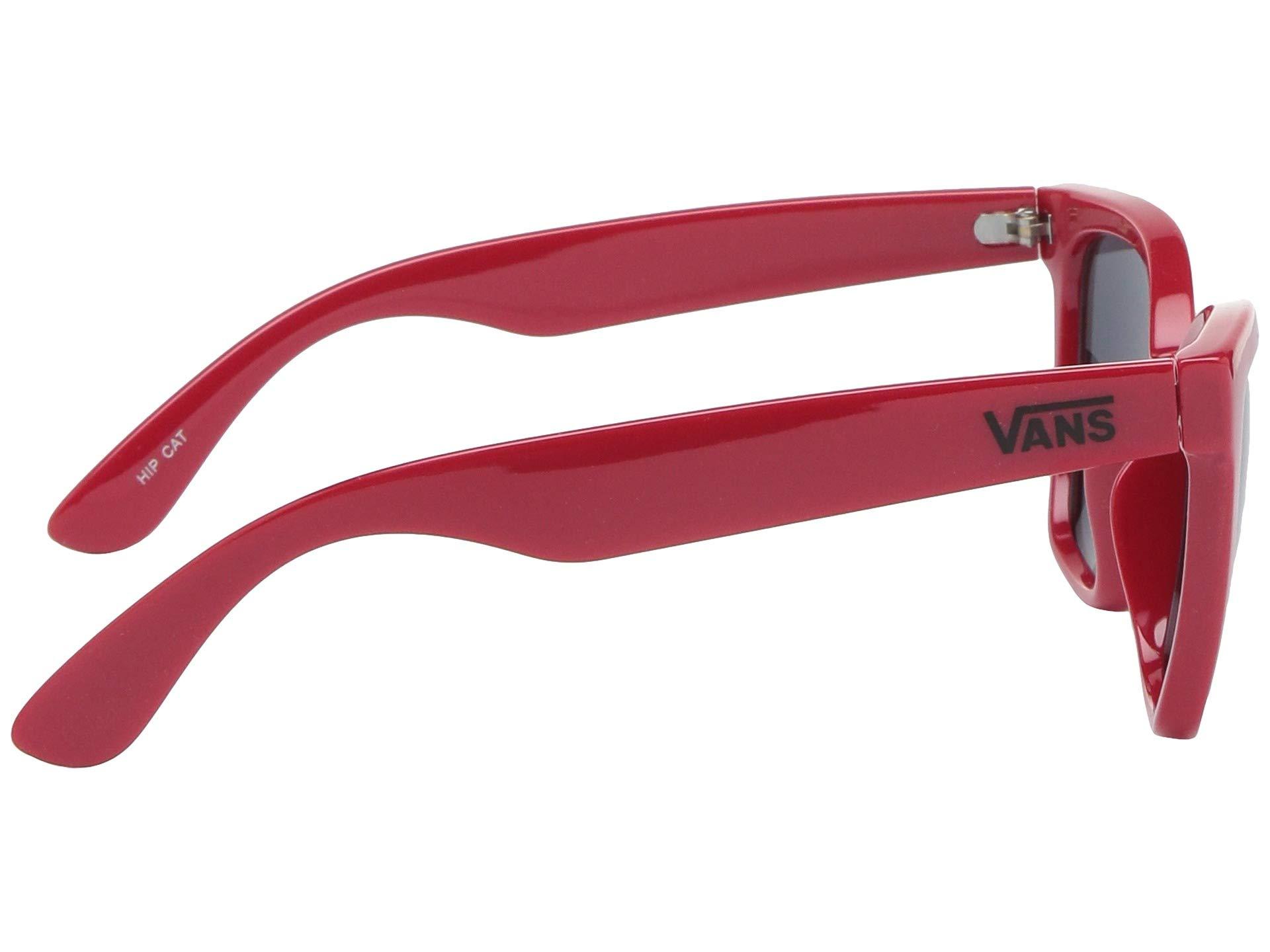 vans sunglasses red