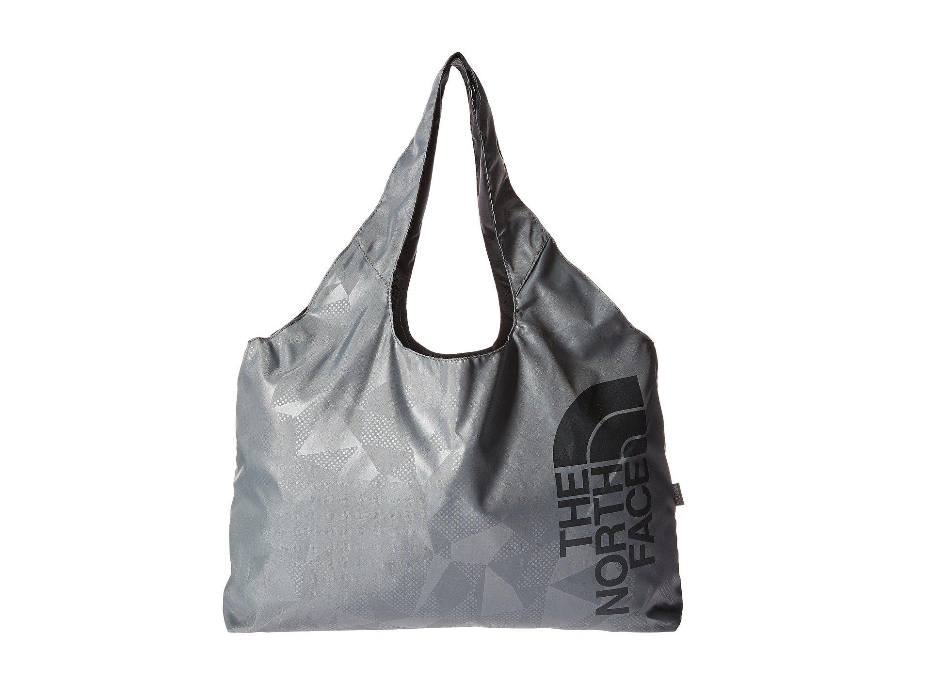 Lyst The North Face On Run Bag Tnf Black Zinc Grey Tote Handbags View Fullscreen