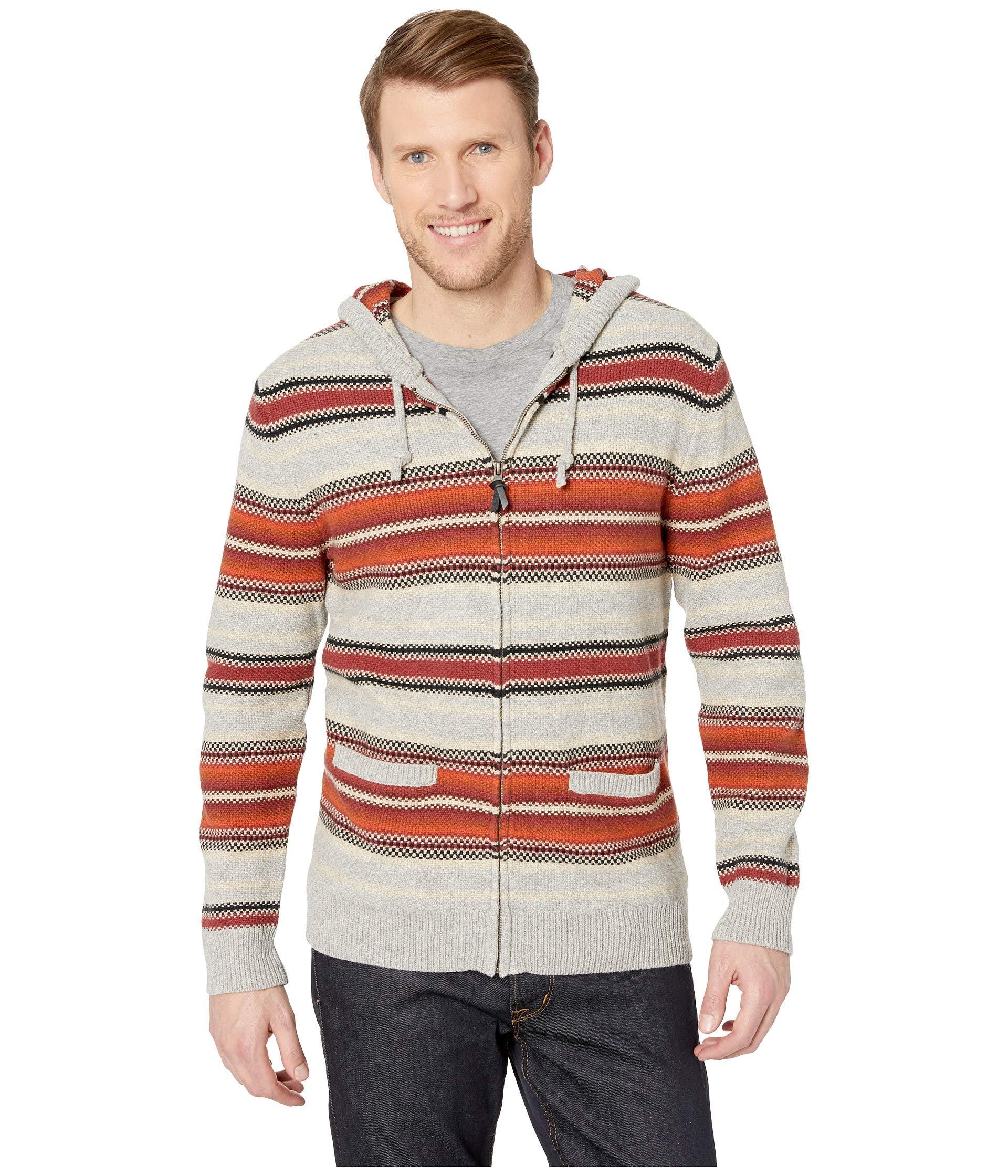 Lyst Pendleton Serape Stripe Hooded Sweater (red/tan Stripe) Men's