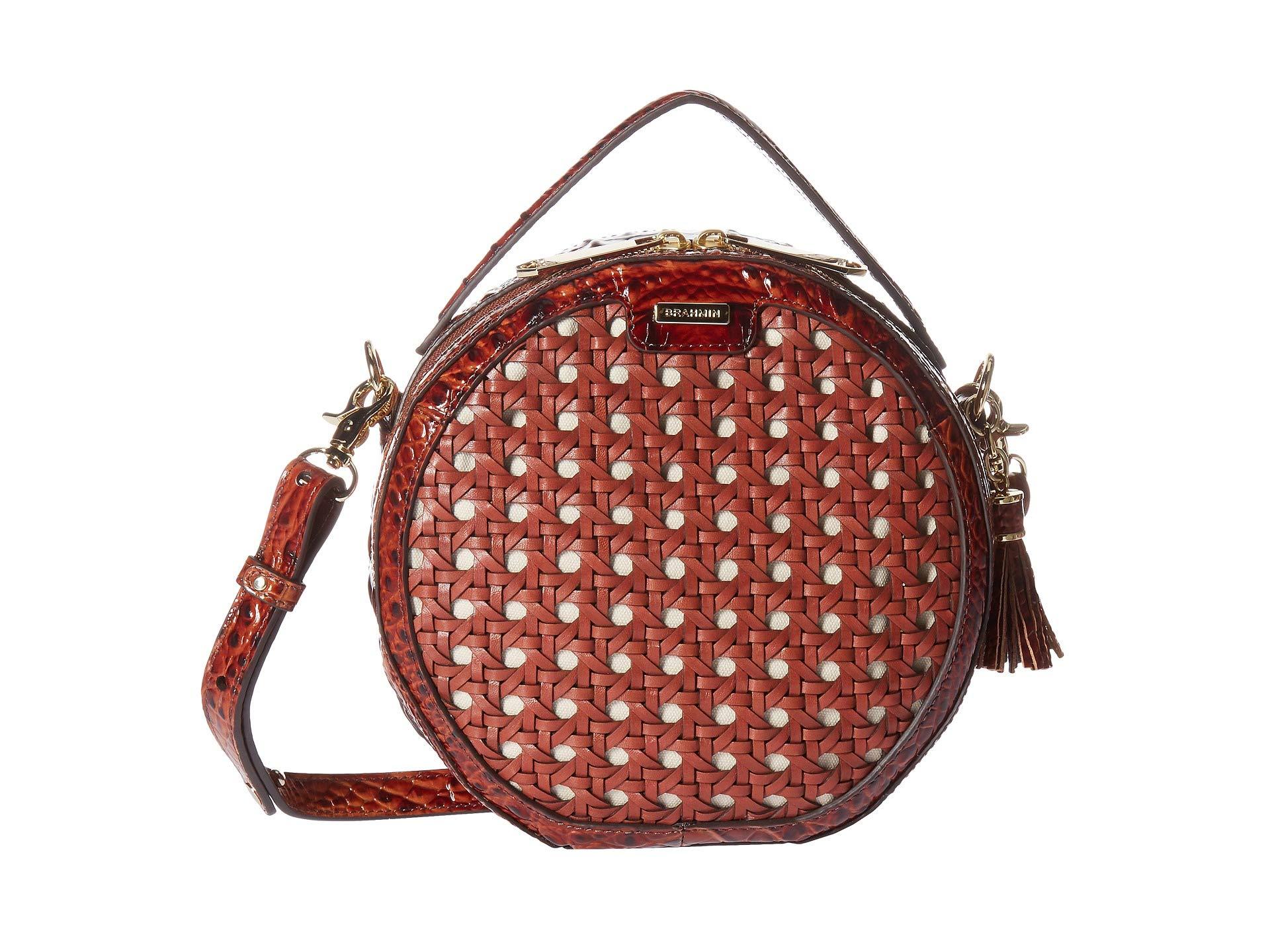 brahmin round crossbody