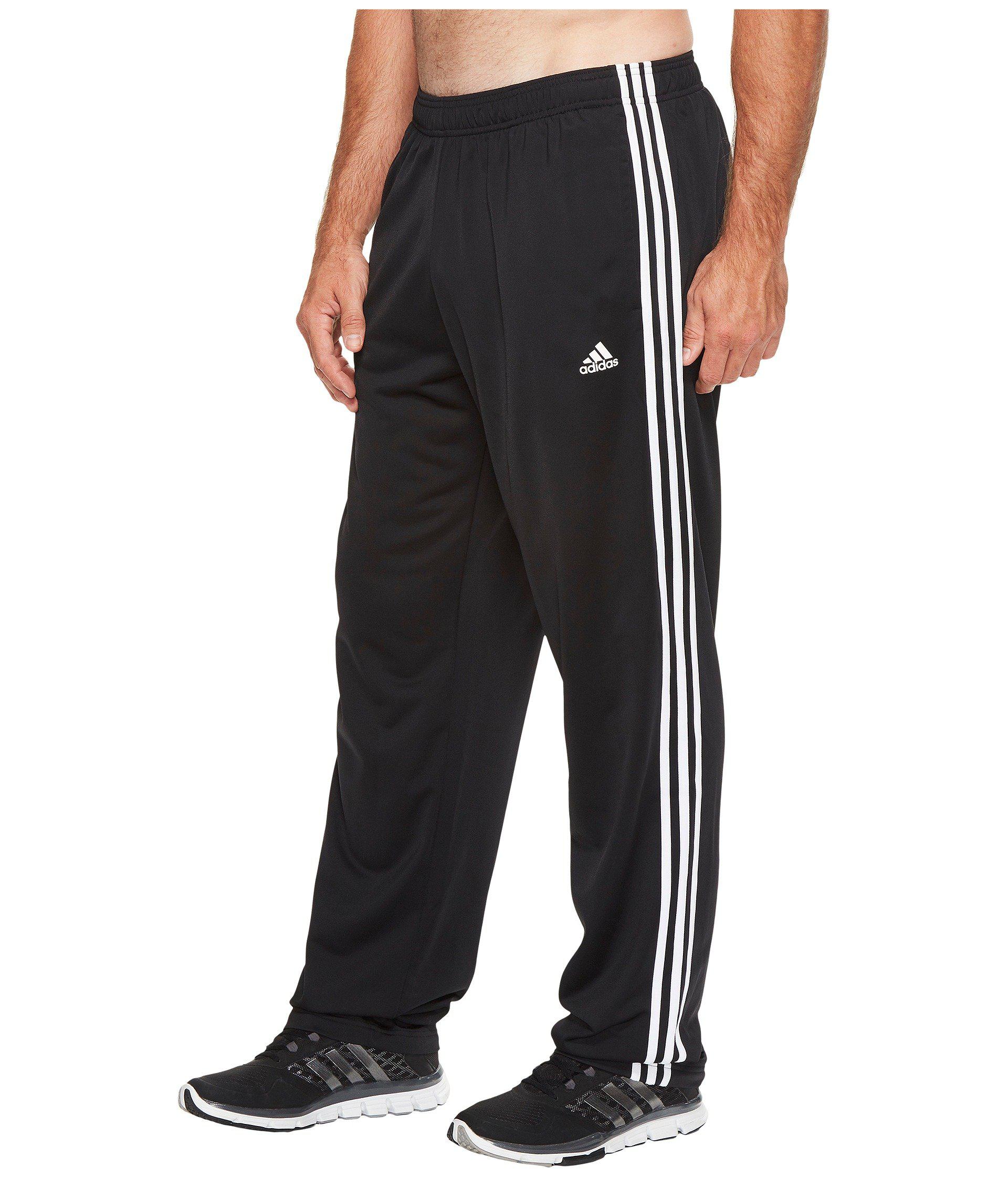 Lyst - adidas Big Tall Essentials 3-stripes Regular Fit Tricot Pants ...