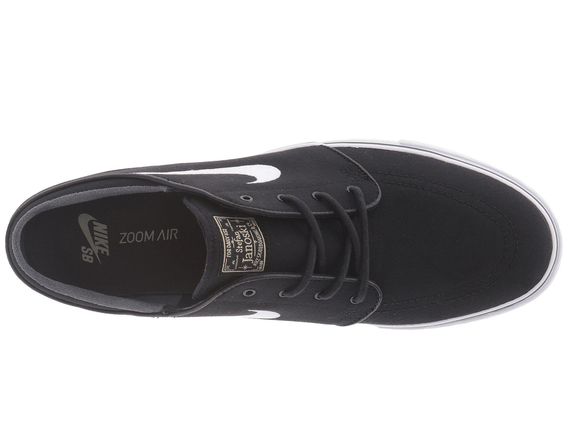 Nike Zoom Stefan Janoski Canvas (dark Greygum Light Brownmetallic Gold Starwhite) Men's Skate Shoes for men SchwarzWeißGum Light BraunMetallic Gold Nike Sb Zoom