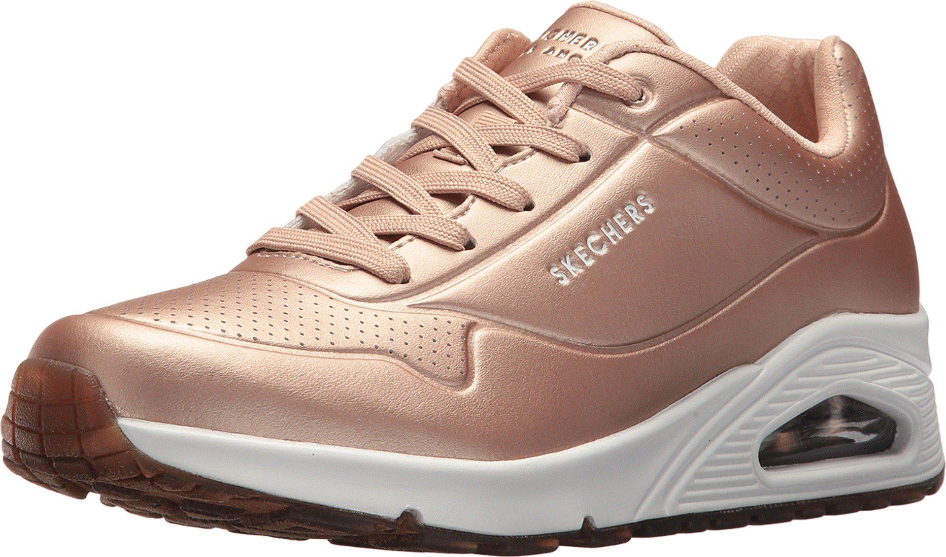 sketchers rose gold