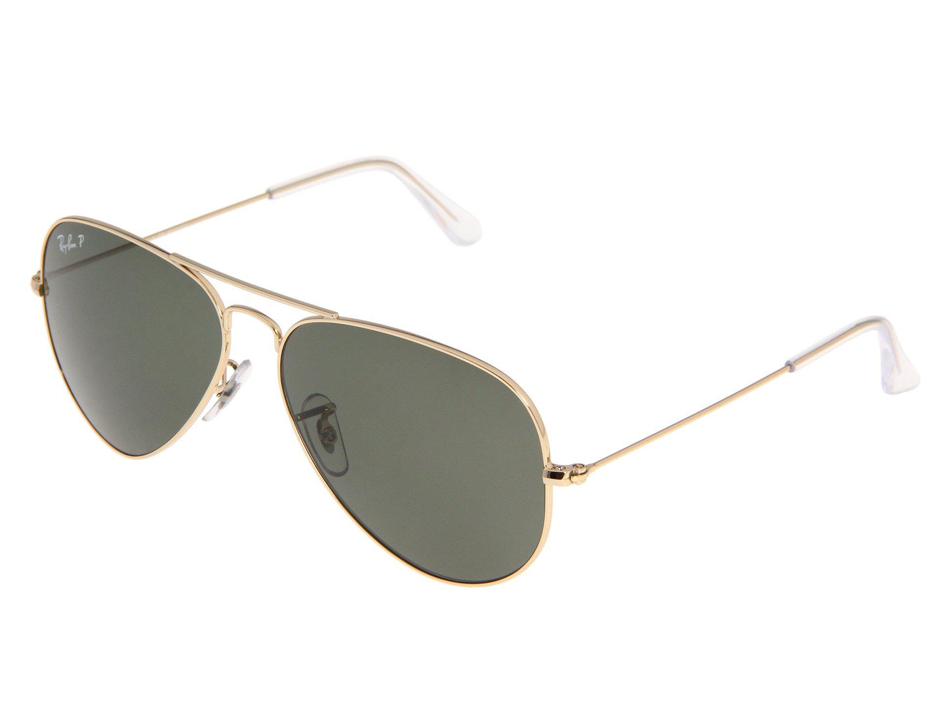 Ray Ban Rb3025 Original Amber Aviator Polarized Sunglasses « Heritage Malta