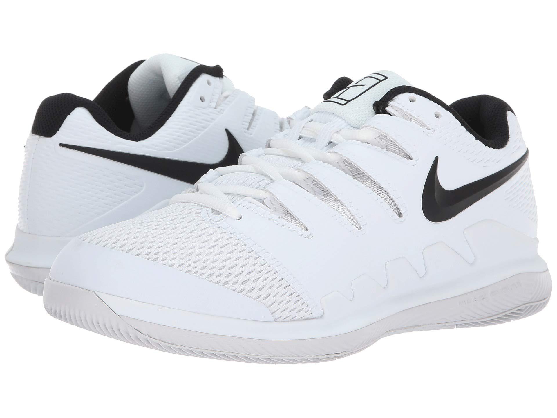 Nike Synthetic Air Zoom X Hc Wide (white/white/vast Grey) Tennis Shoes ...