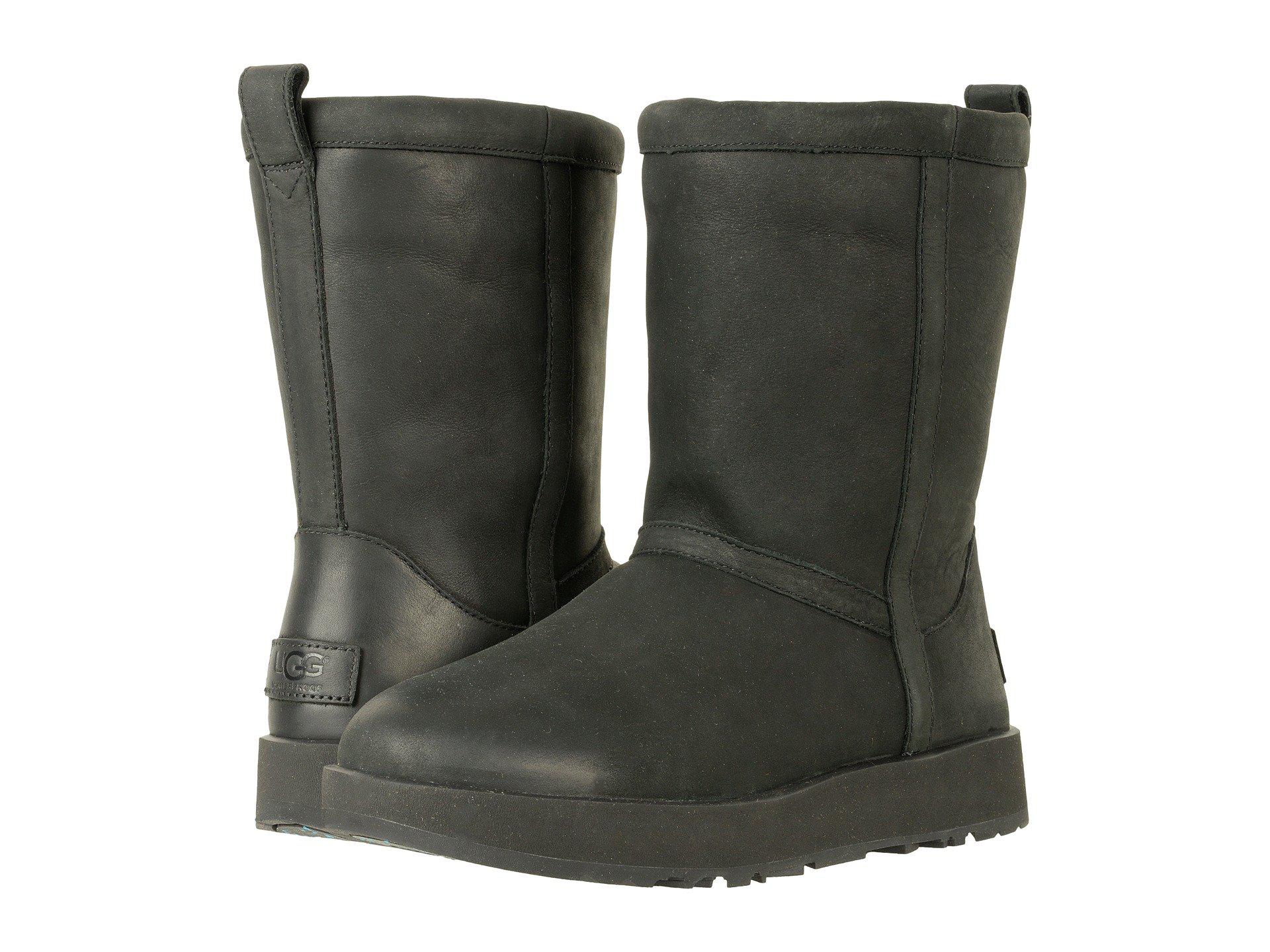 Lyst - Ugg Classic Short L Waterproof (black) Women's Boots in Black