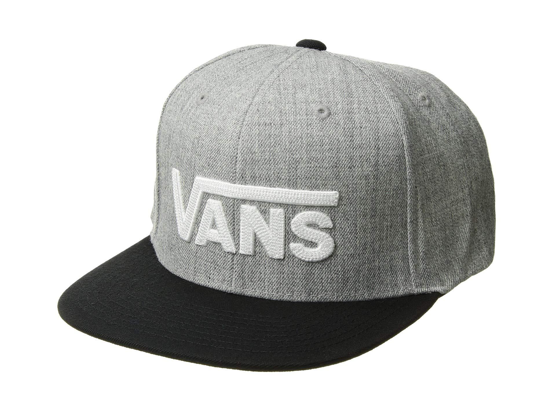 Vans Drop V Snapback Hat in Gray for Men - Lyst