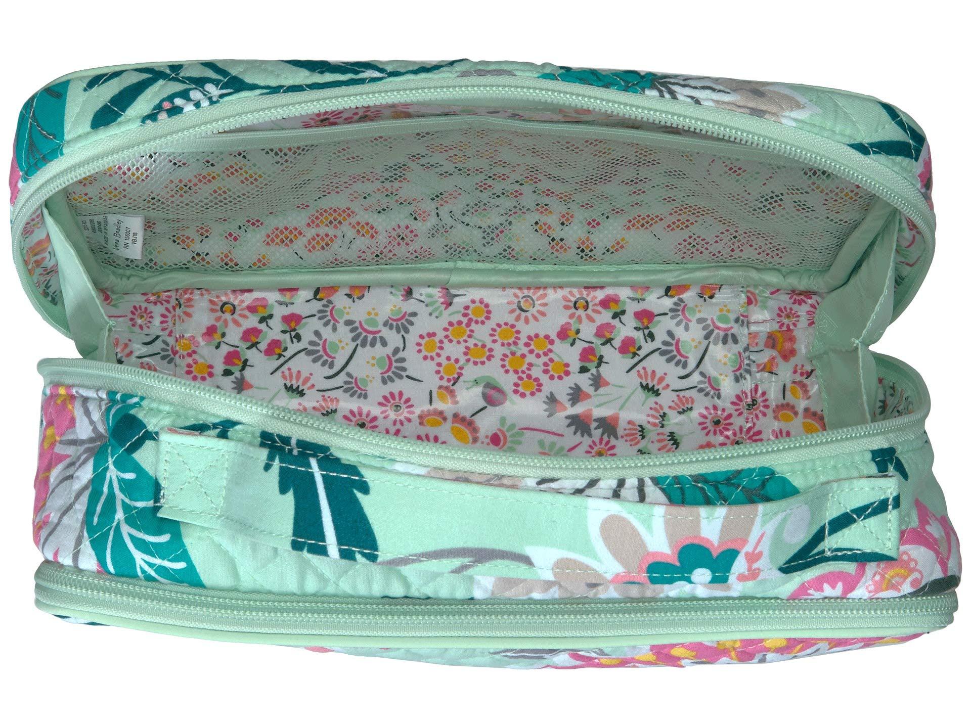 Vera Bradley Iconic Large Blush Brush Case (mint Flowers) Luggage in ...