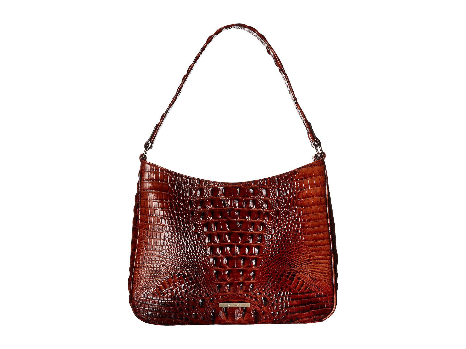 Lyst Brahmin Melbourne Noelle Bag Black Handbags In Red View Fullscreen