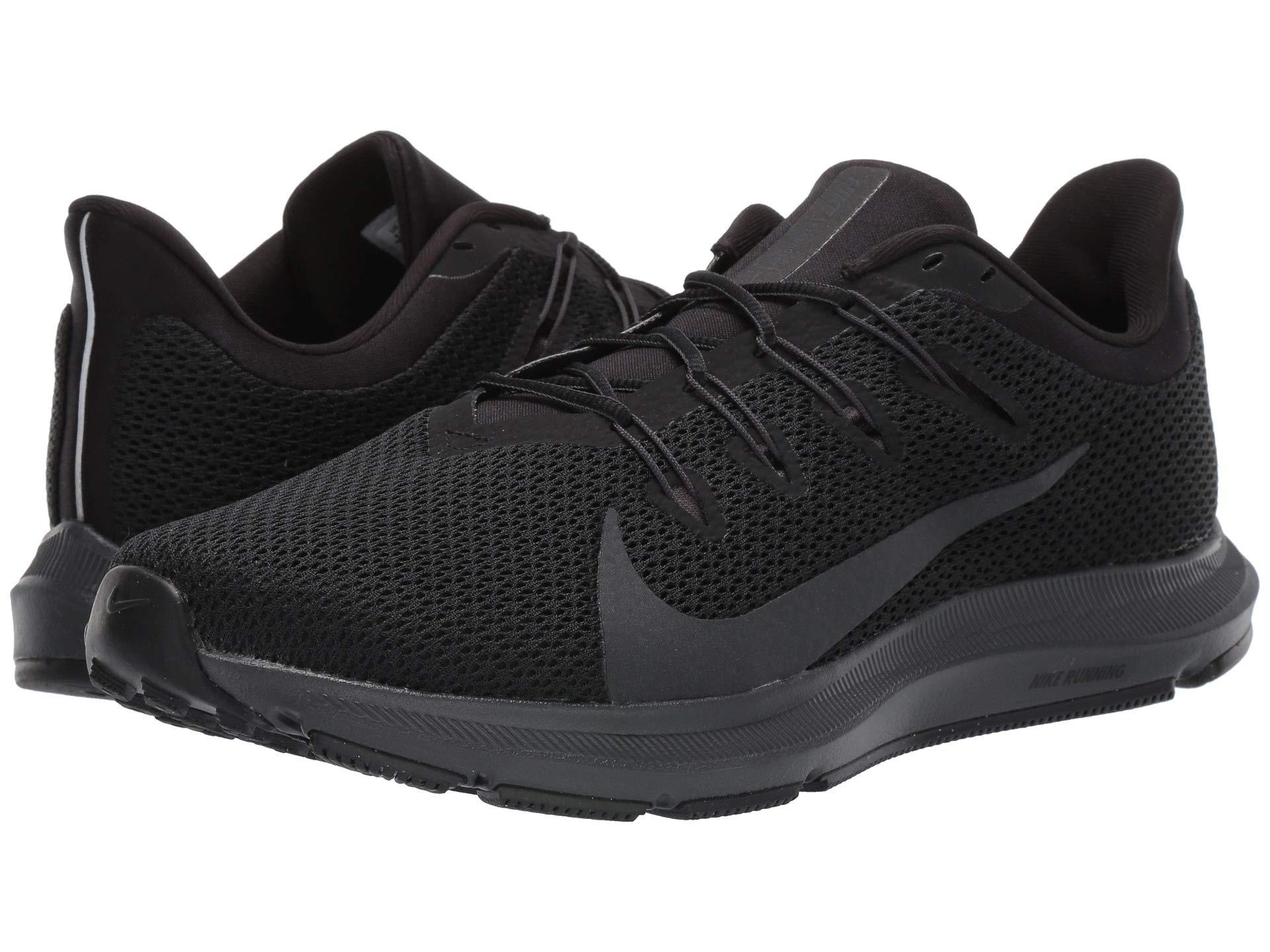 Nike Synthetic Quest 2 Trainers In Triple Black for Men - Save 24% - Lyst