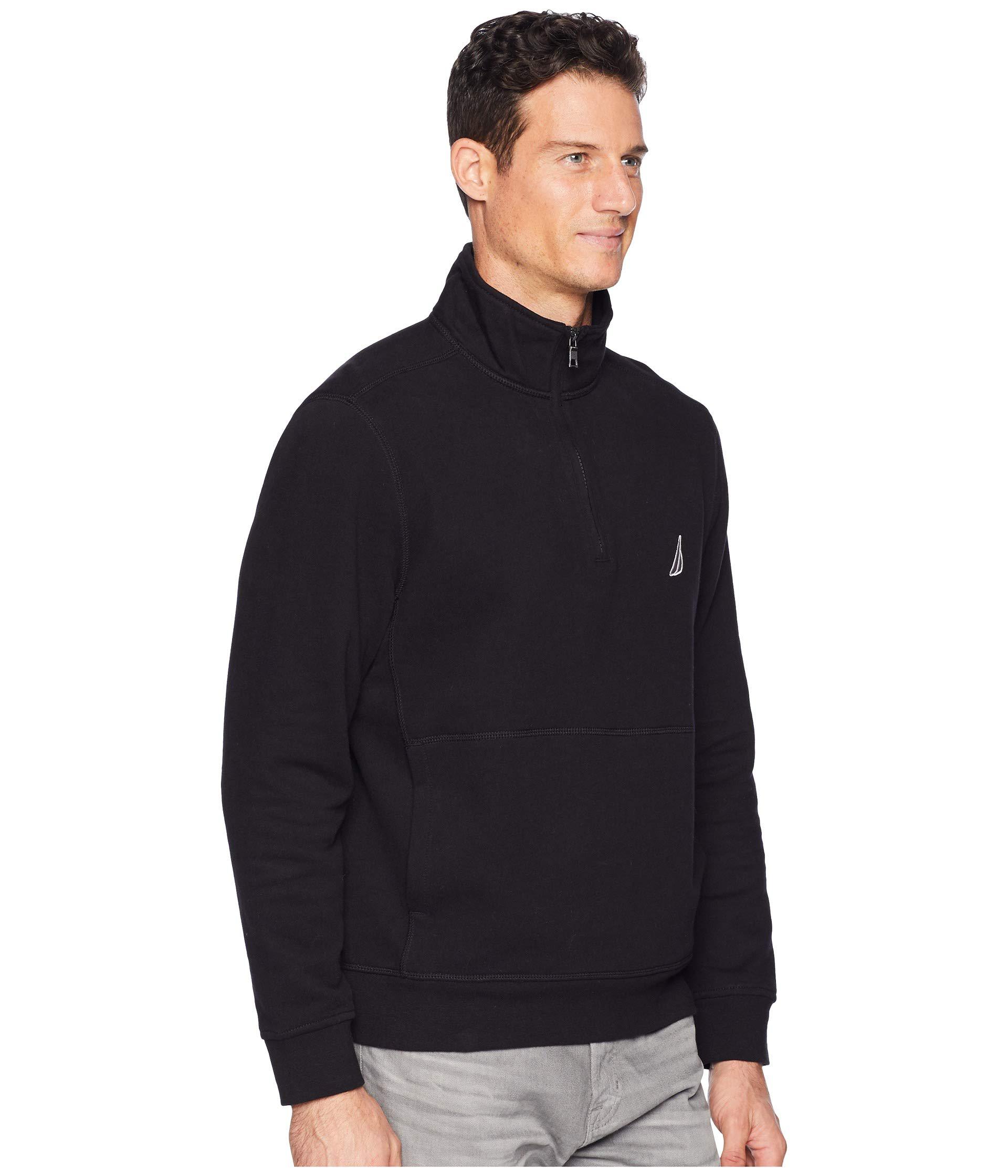 Lyst - Nautica Fleece Basic 1/4 Zip Knit Active (pine Forest) Men's ...