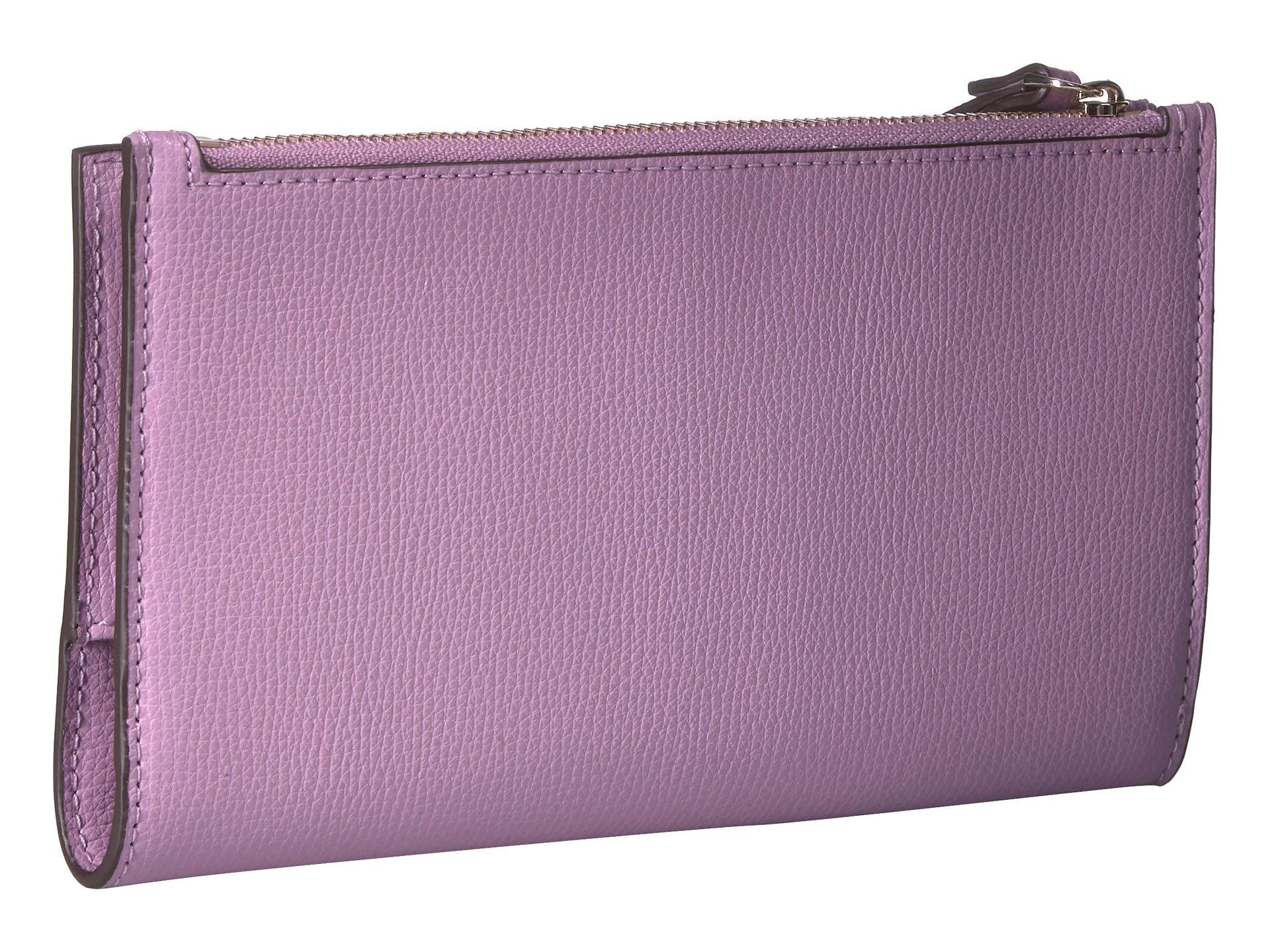 Kate Spade Sylvia Large Continental Wristlet in Purple - Lyst