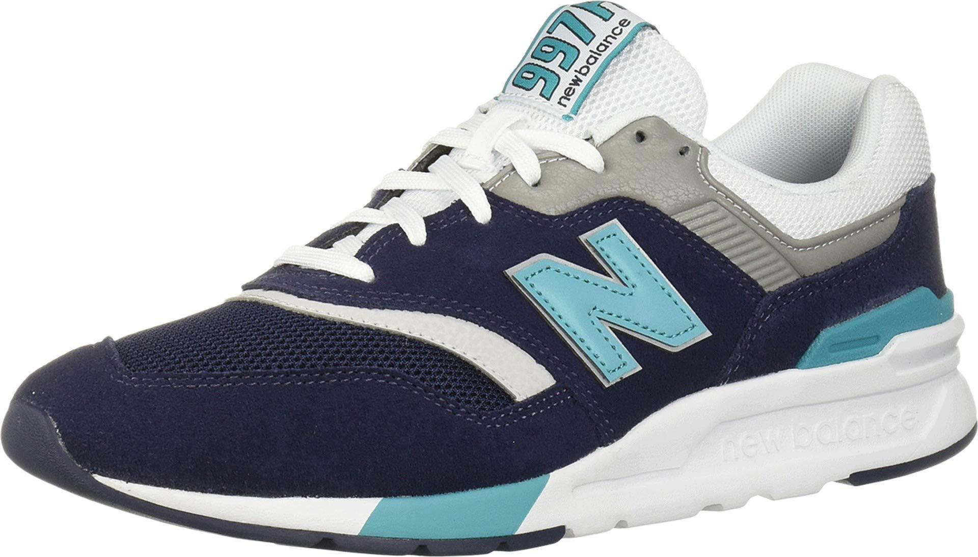 new balance men's 997h shoes tan with blue