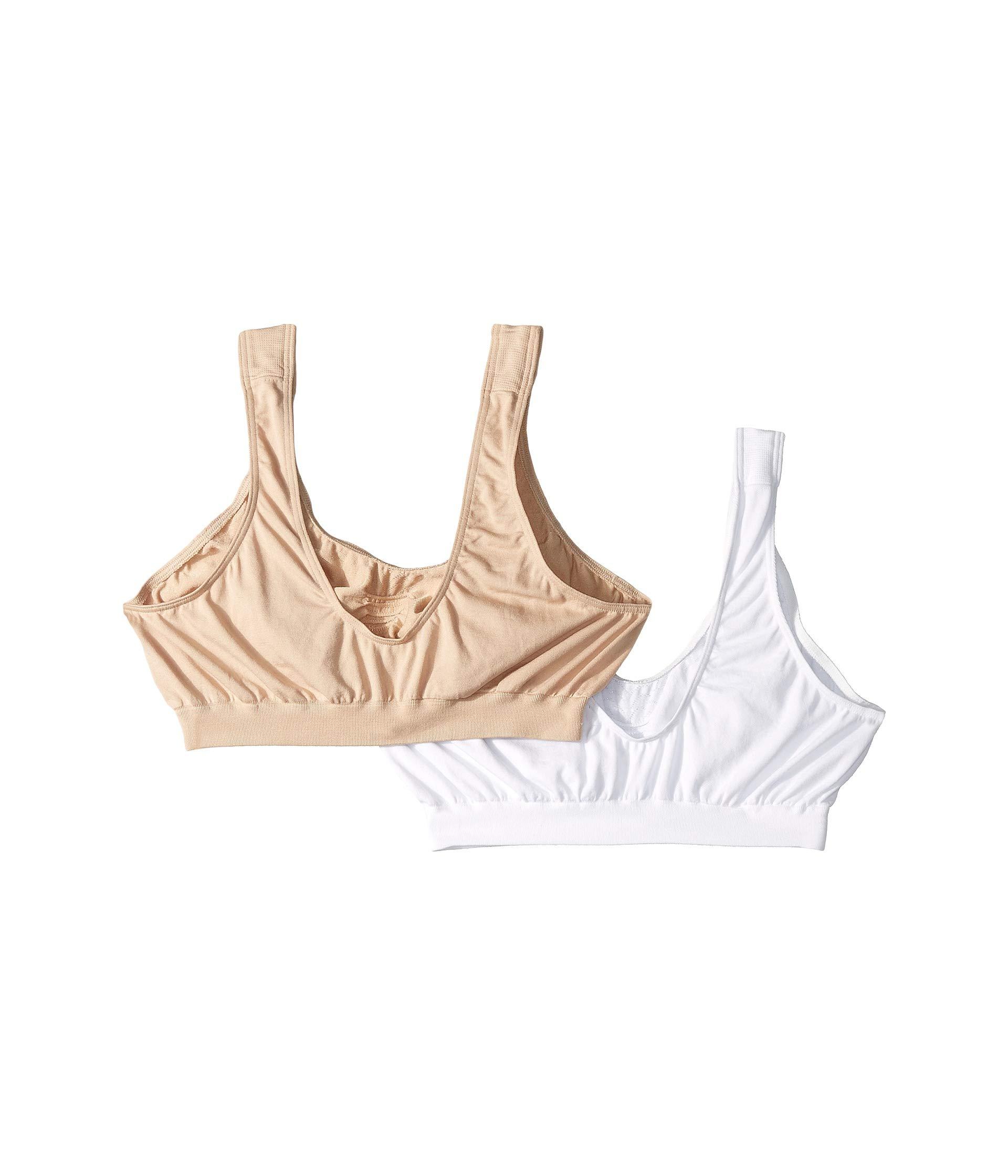 Lyst Bali Comfort Revolution Microfiber Crop Bra 2pair (white/nude
