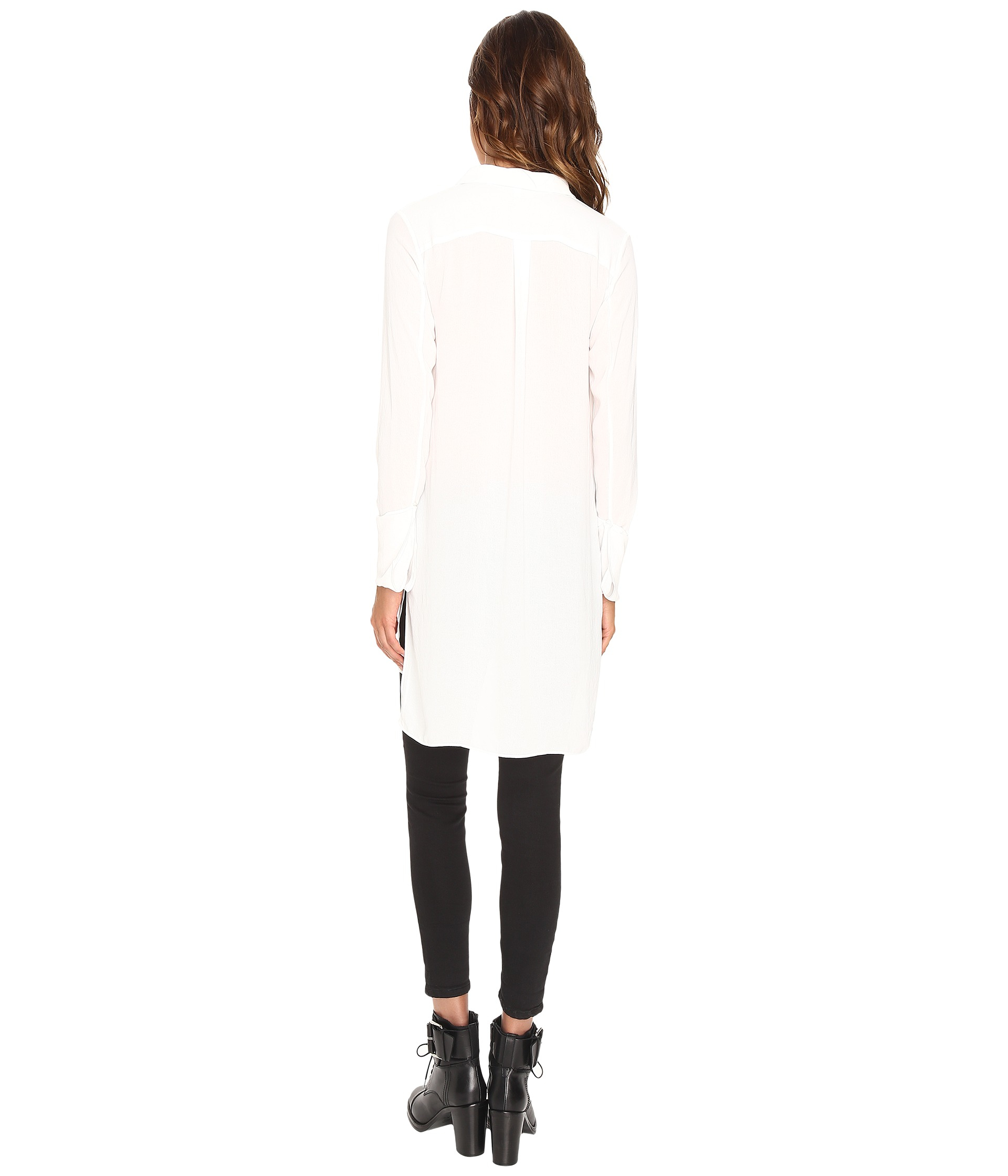 Lyst - Mcq Cotton Shirt Dress in White for Men