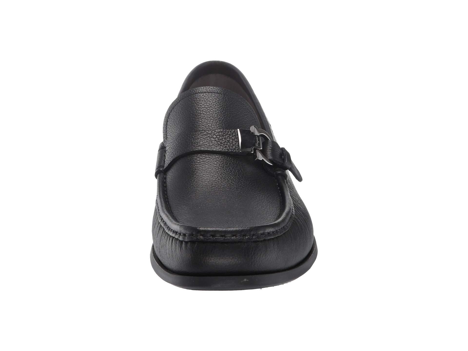 salvatore ferragamo men's adam leather gancio loafers
