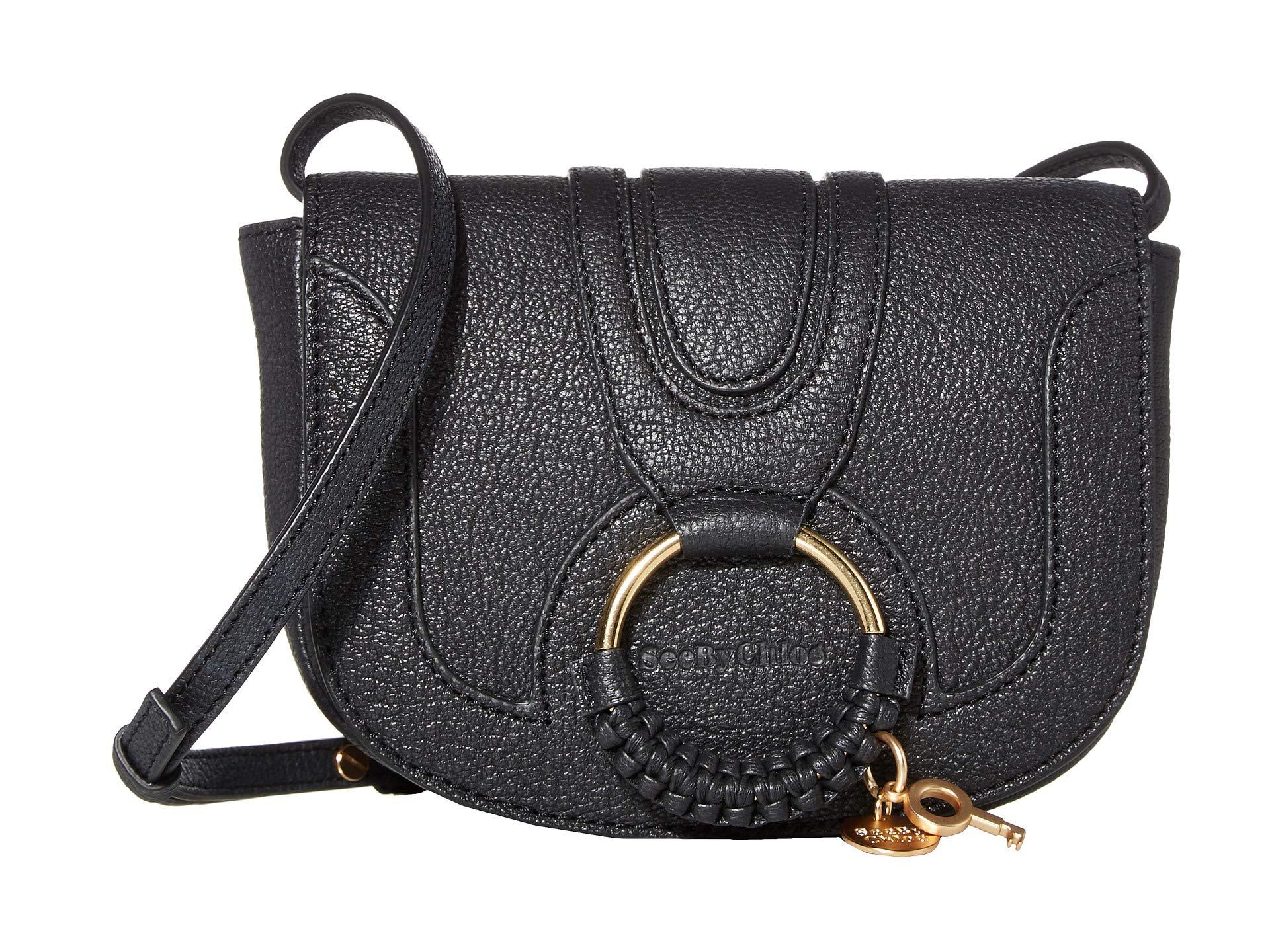See By Chloé Leather Mini Hana Bag In Black Lyst